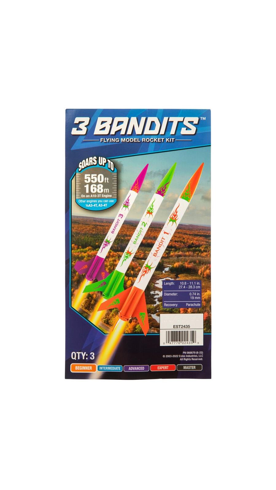 3 Bandits Model Rocket Kit | Hobby Lobby | 245258