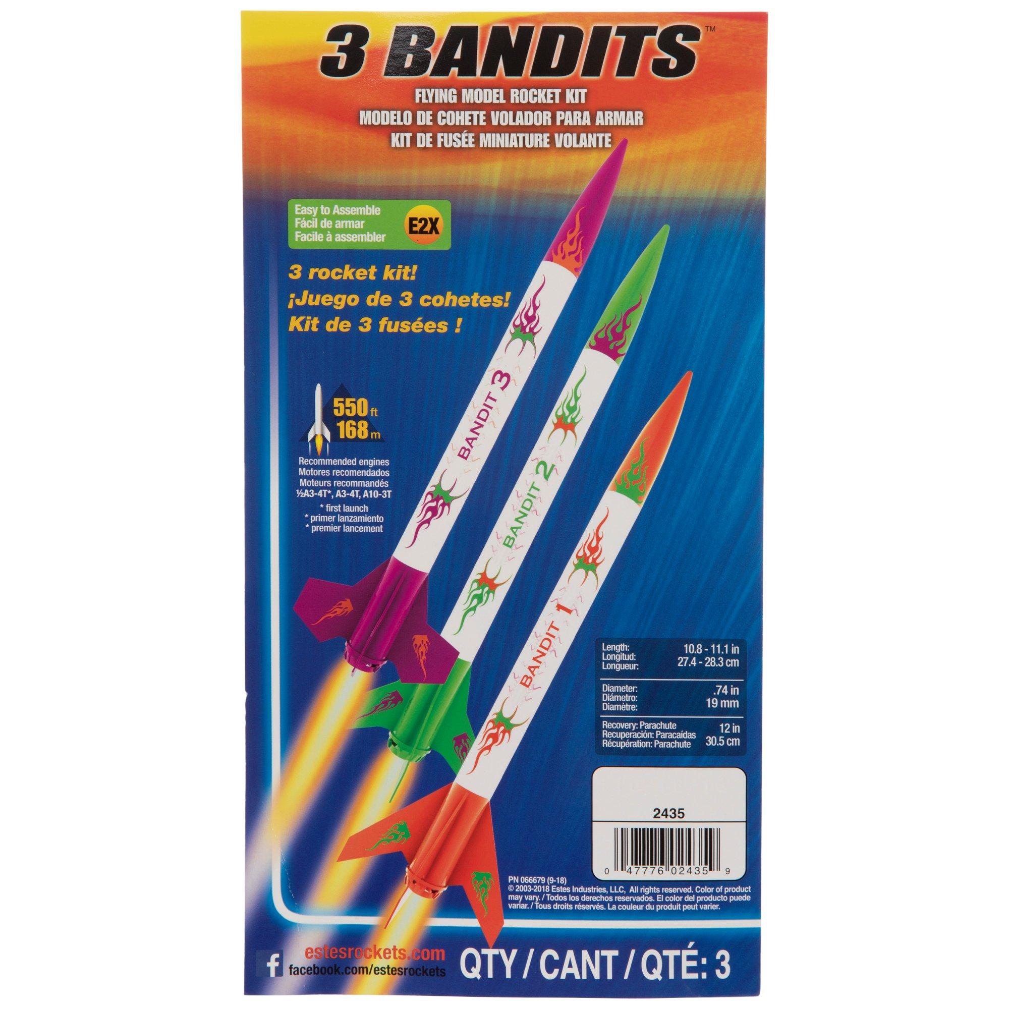 3 Bandits Model Rocket Kit Hobby Lobby 245258