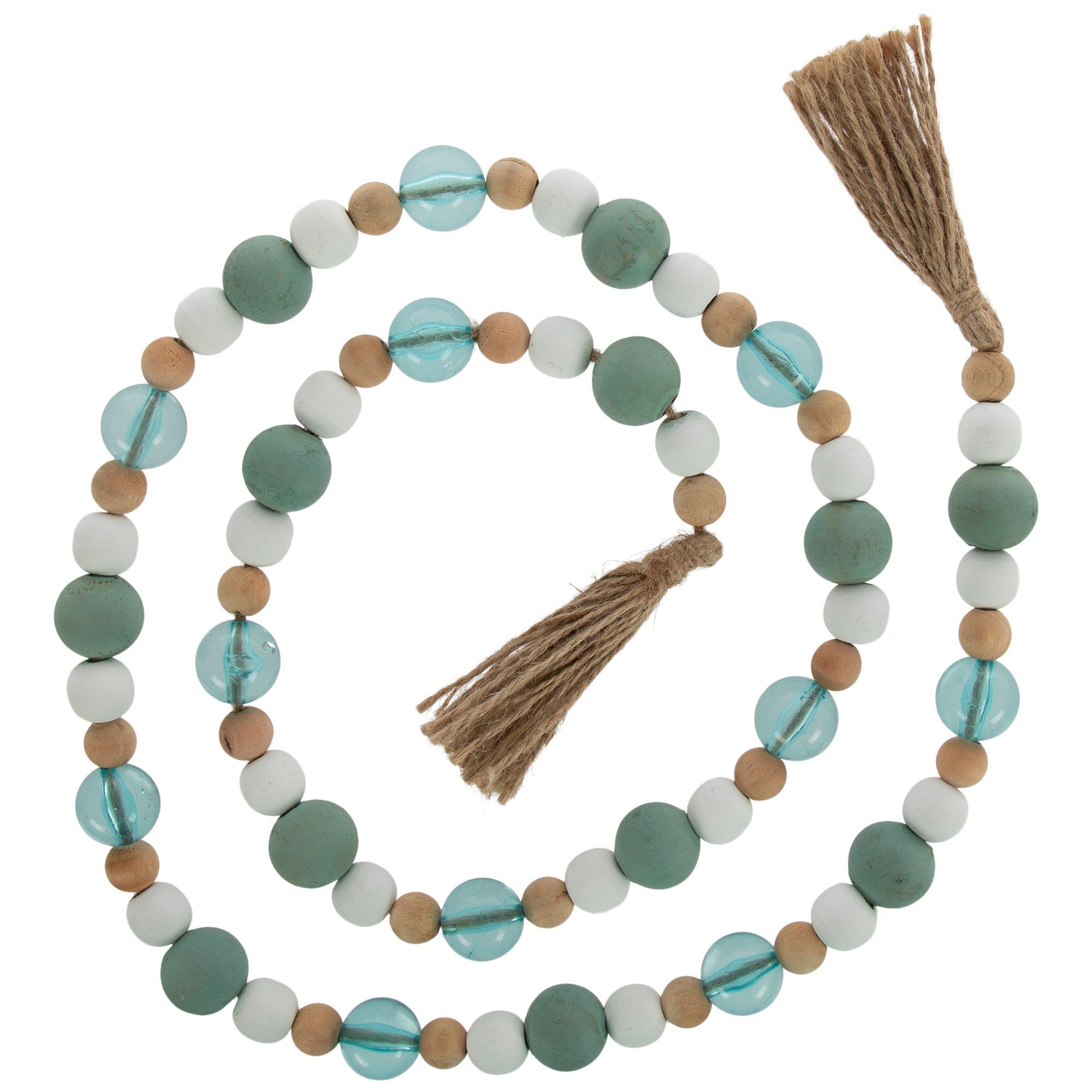 Beaded Tassel Wood Garland Hobby Lobby 2454031