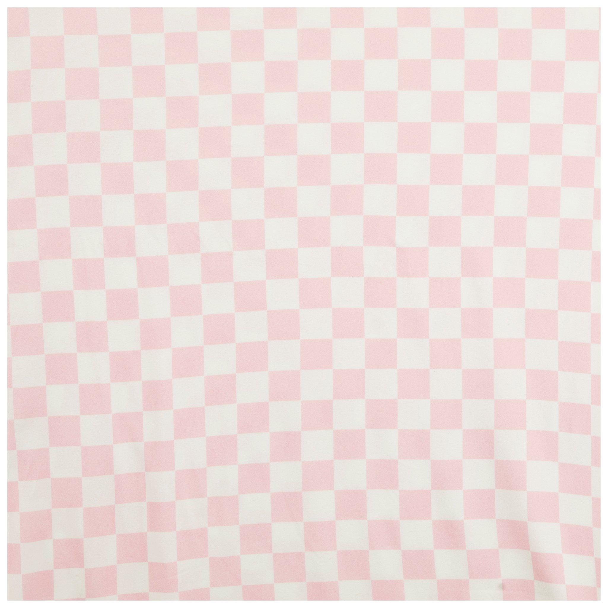 Checkered Bolero Brushed Knit Fabric