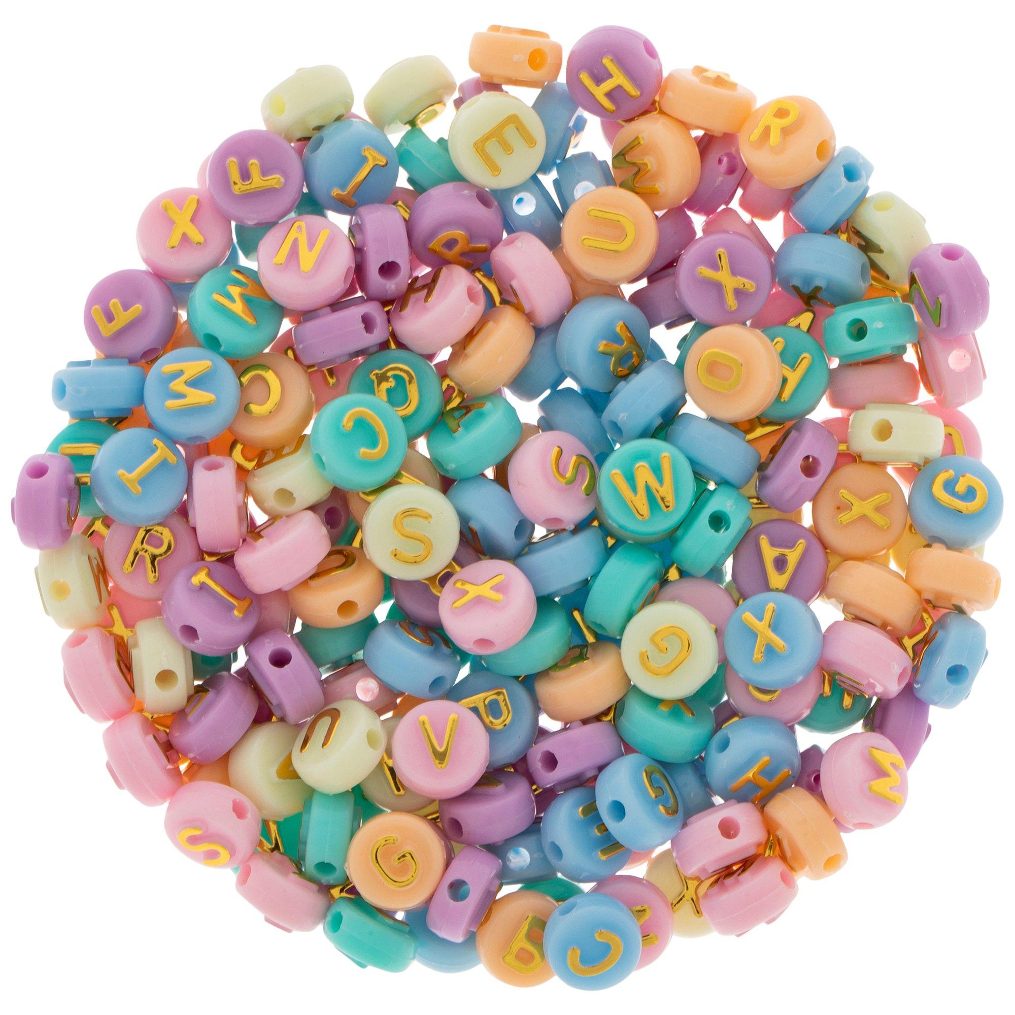 Pastel Alphabet Beads | Hobby Lobby | 2458388