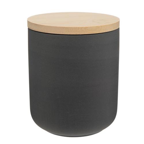 Black  Ceramic Candle Jar