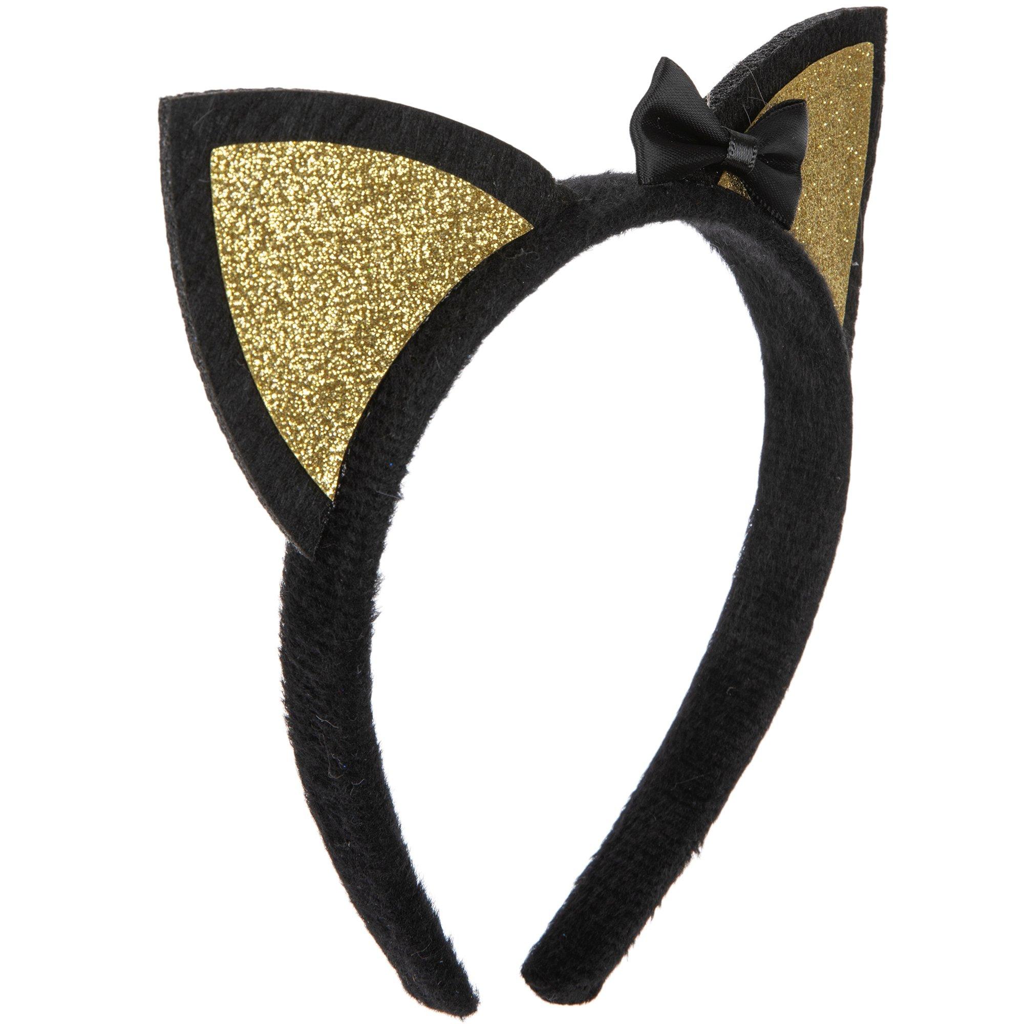 Black Cat Ear Headband