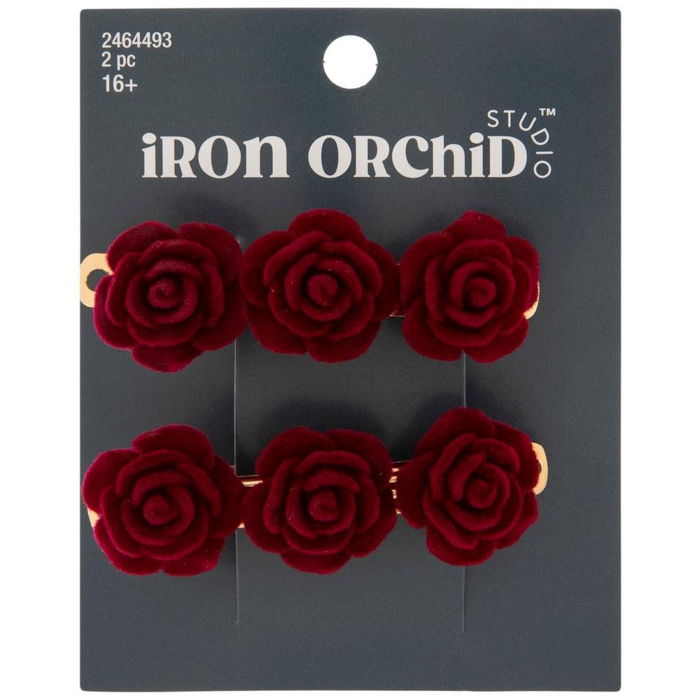 rose tiny hair barrette set ローズバレッタ m53522520427_1.jpg?1748522071