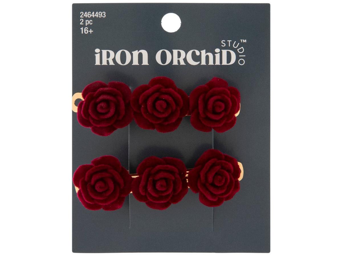 rose tiny hair barrette set ローズバレッタ rose tiny hair barrette set | the