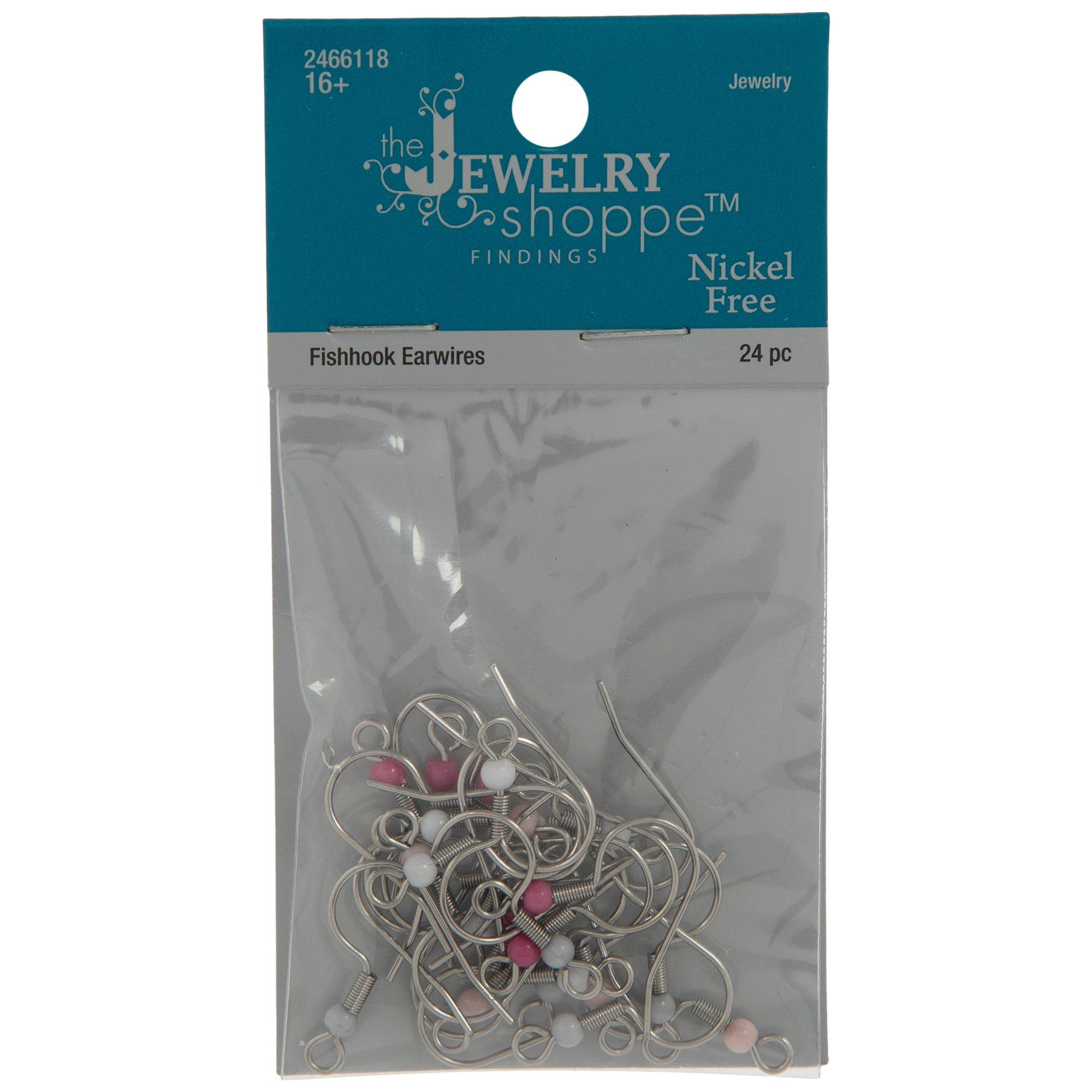 Pink White Bead Fish Hook Ear Wires Hobby Lobby 2466118