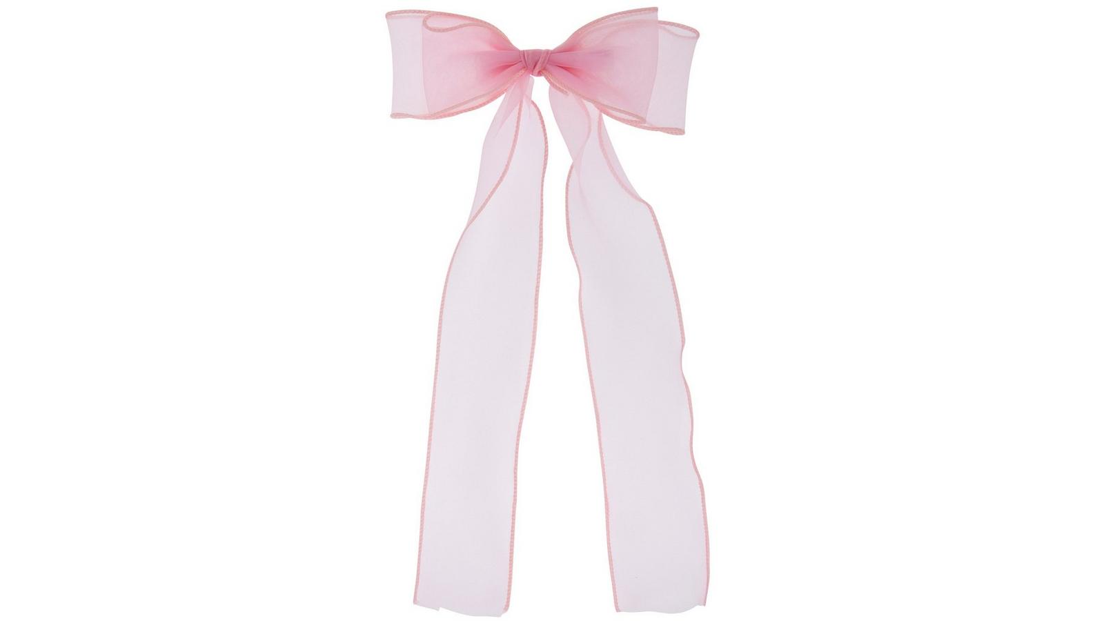 Sheer Pink Hair Bow Clip | Hobby Lobby | 2466829