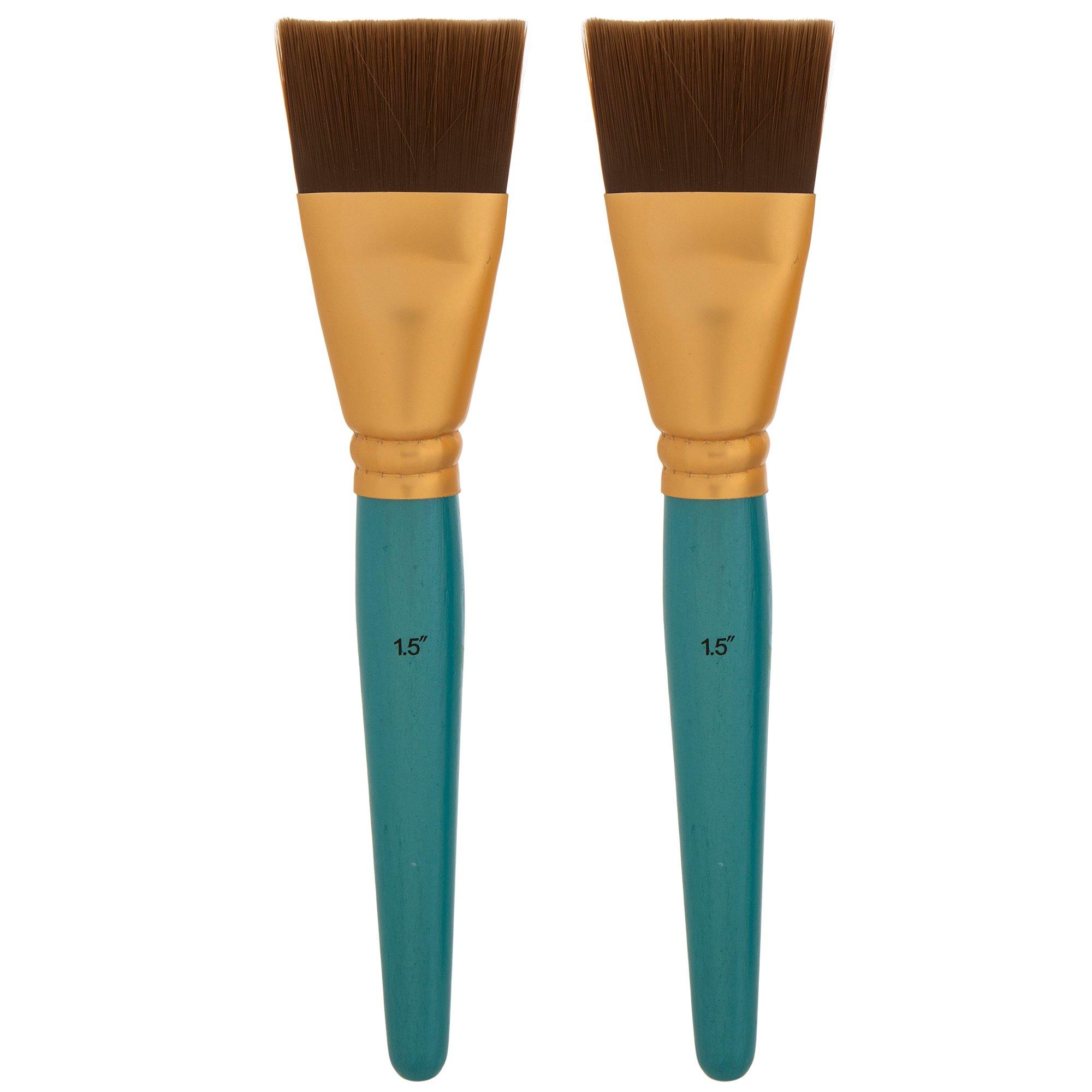 Flat Paint Brushes 1.5" Hobby Lobby 2467256