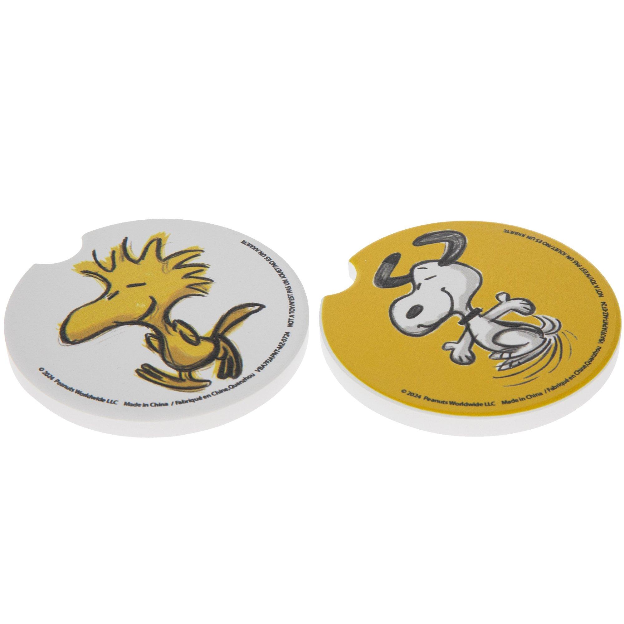Peanuts Snoopy & Woodstock Car Coasters Hobby Lobby 2468221