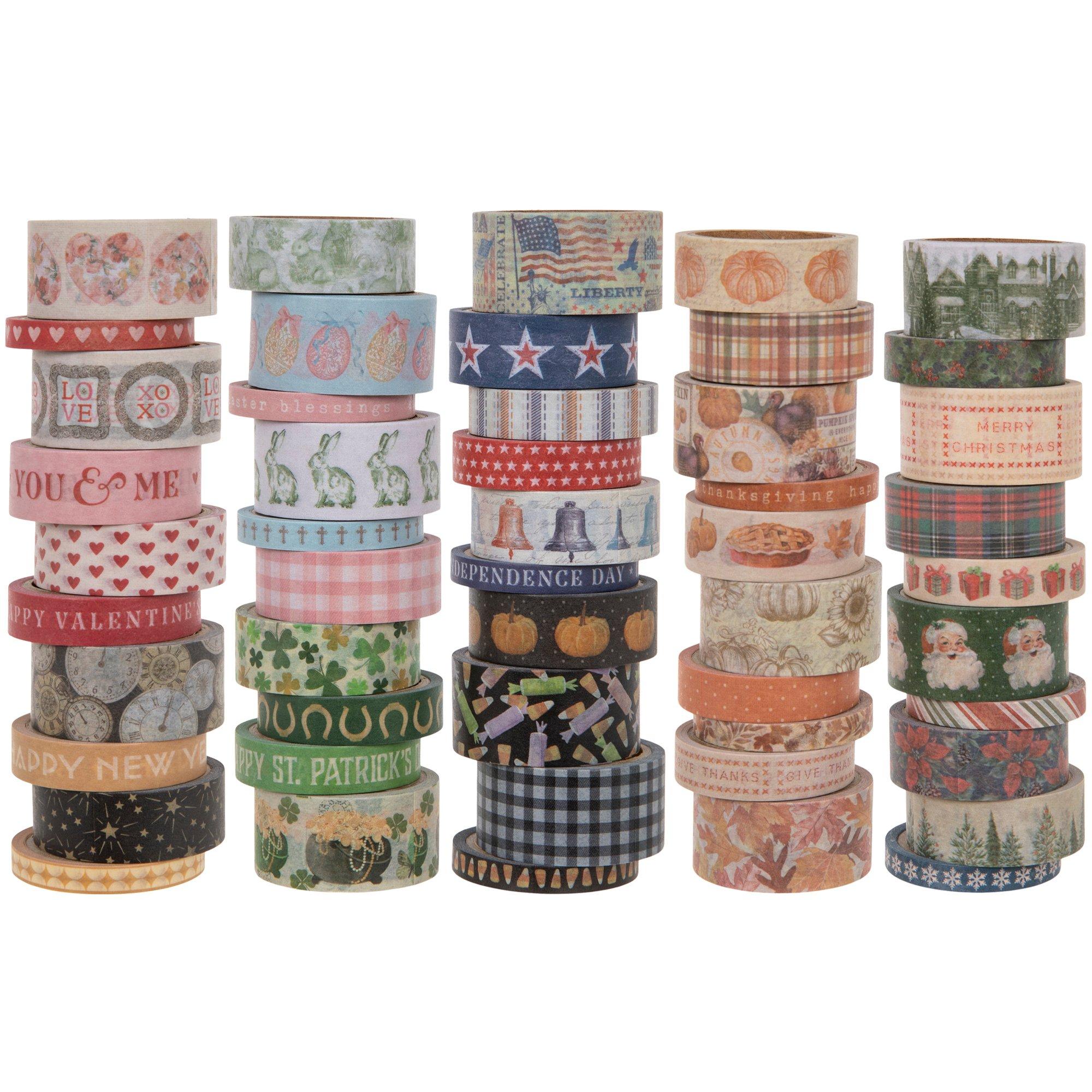 8/21sary　Ameri Vintage WASHI LAYERED Vintage Seasonal Washi Tape | Hobby Lobby | 2468551