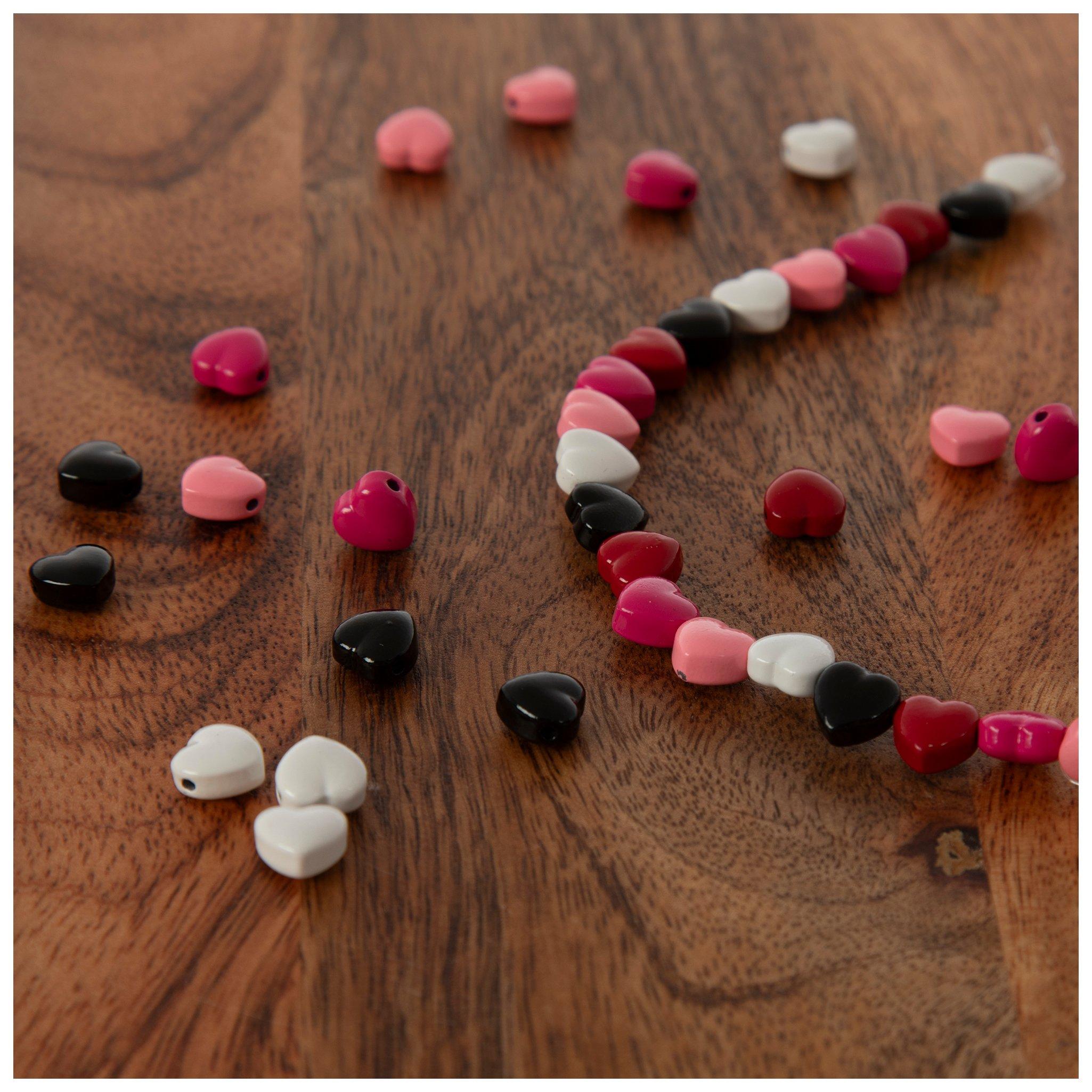 Enameled Heart Bead Strand Hobby Lobby 2472652