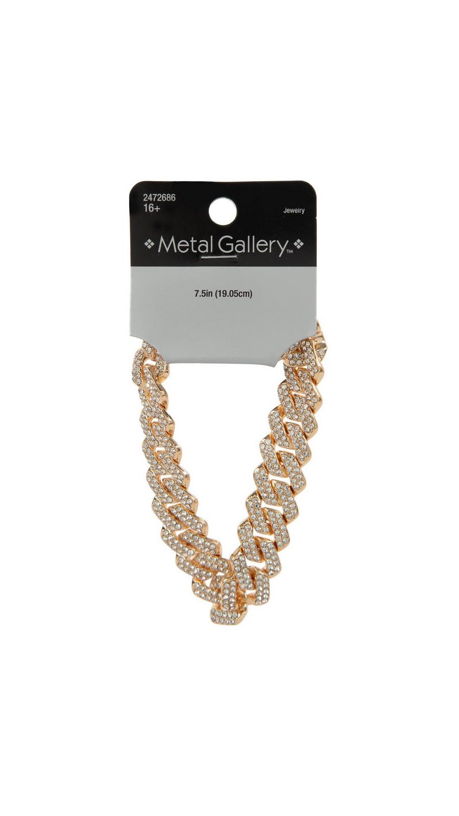 Rhinestone Cable Chain Bracelet | Hobby Lobby | 2472686