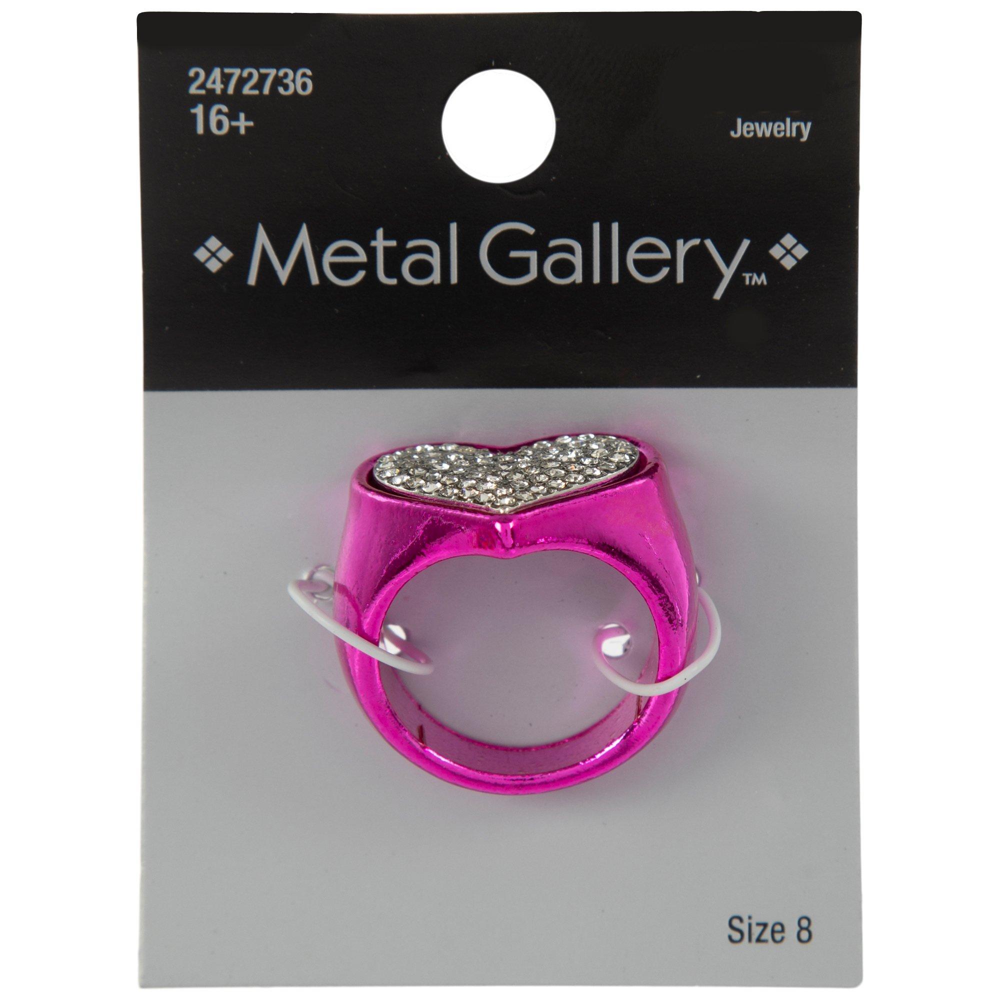 Pink Heart Metal Ring Hobby Lobby 2472736