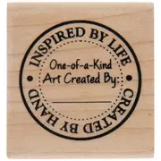 One Of A Kind Art Rubber Stamp