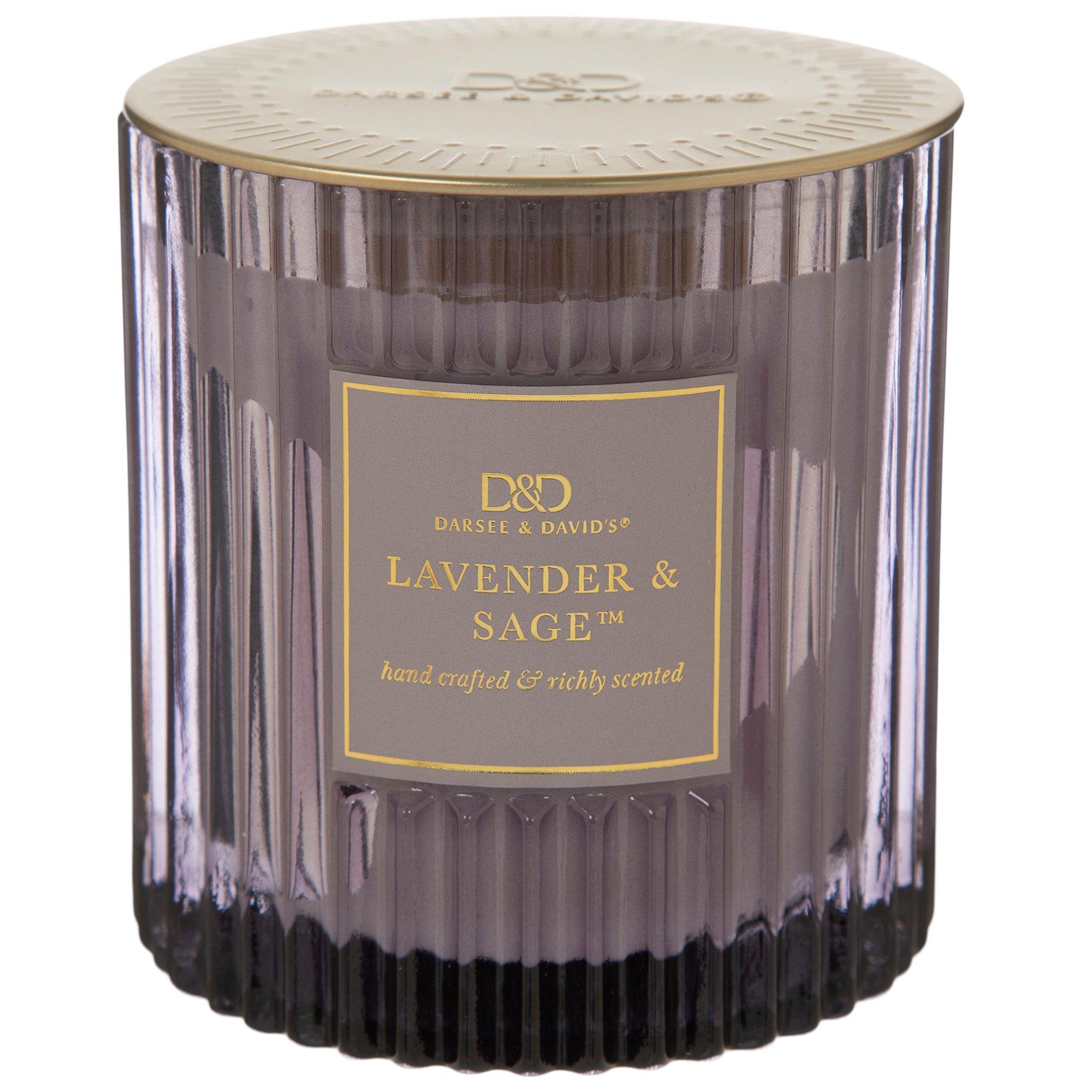 Lavender & Sage Ribbed Jar Candle | Hobby Lobby