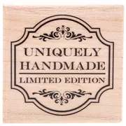 Uniquely Handmade Rubber Stamp