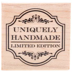 Uniquely Handmade Rubber Stamp