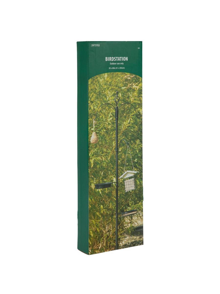 Bird Feeding Station Garden Stake, image size:900x1200