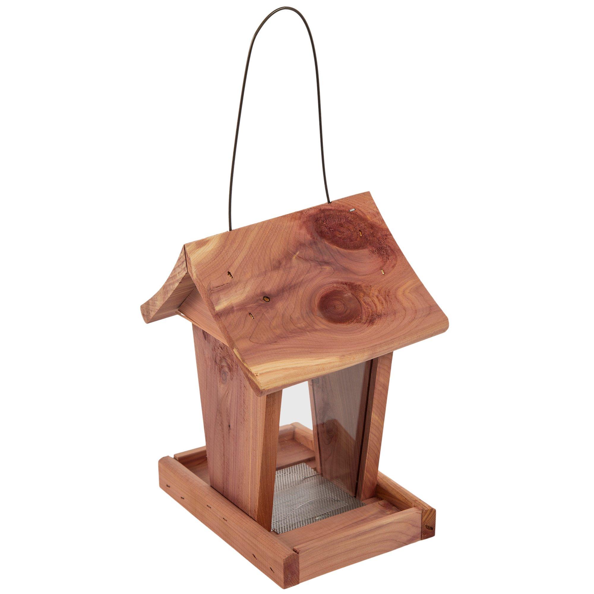 Junior Hopper Wood Bird Feeder