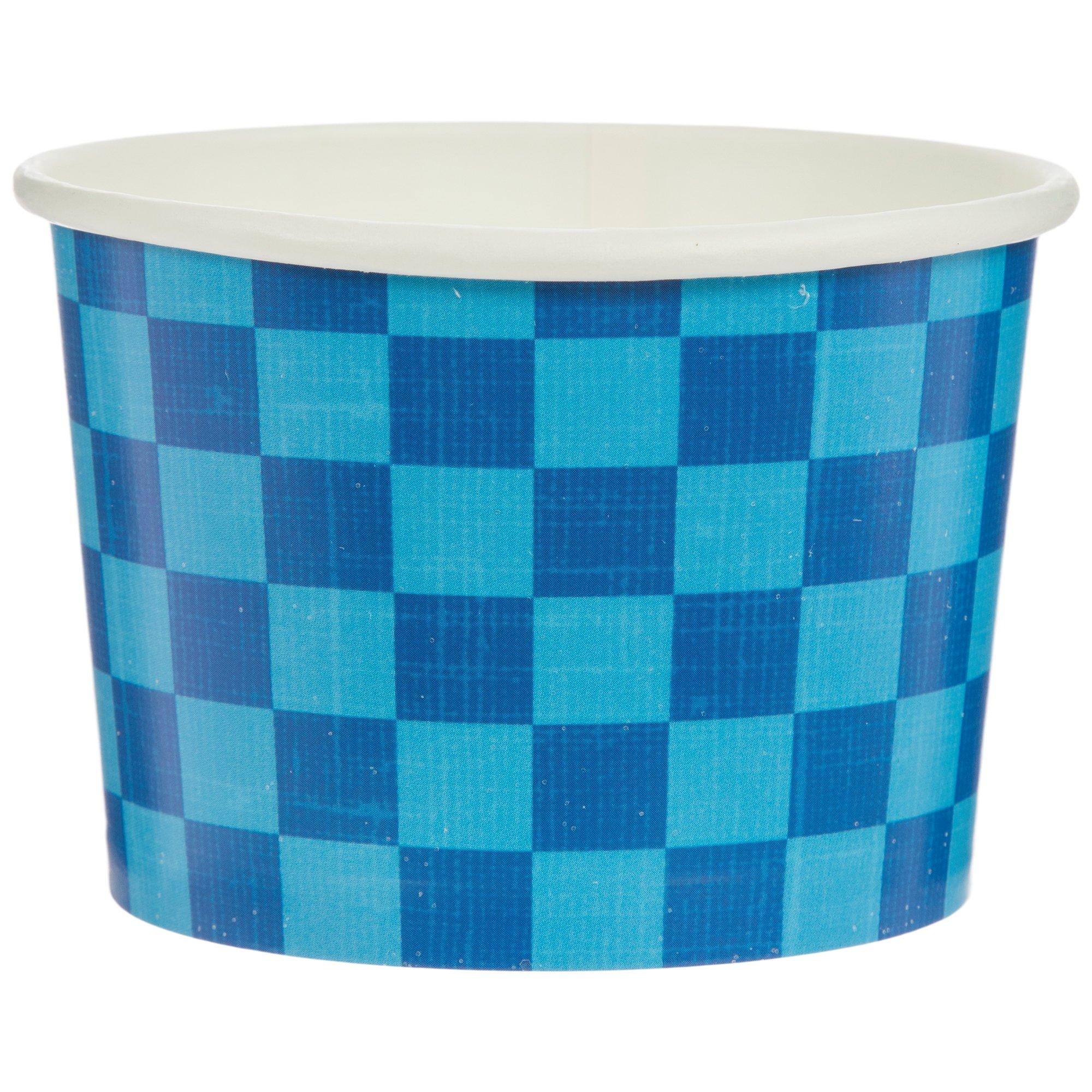 Blue Checkerboard Snack Cups Hobby Lobby 2476158