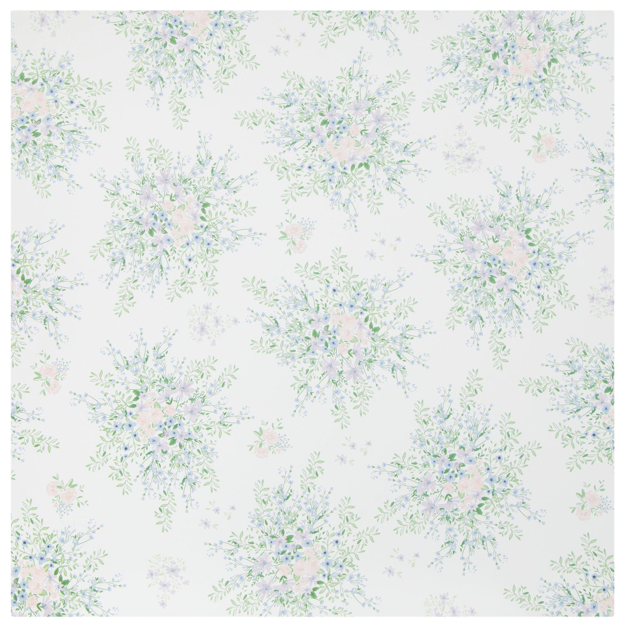 Spring Flowers Scrapbook Paper - 12&quot; x 12&quot;