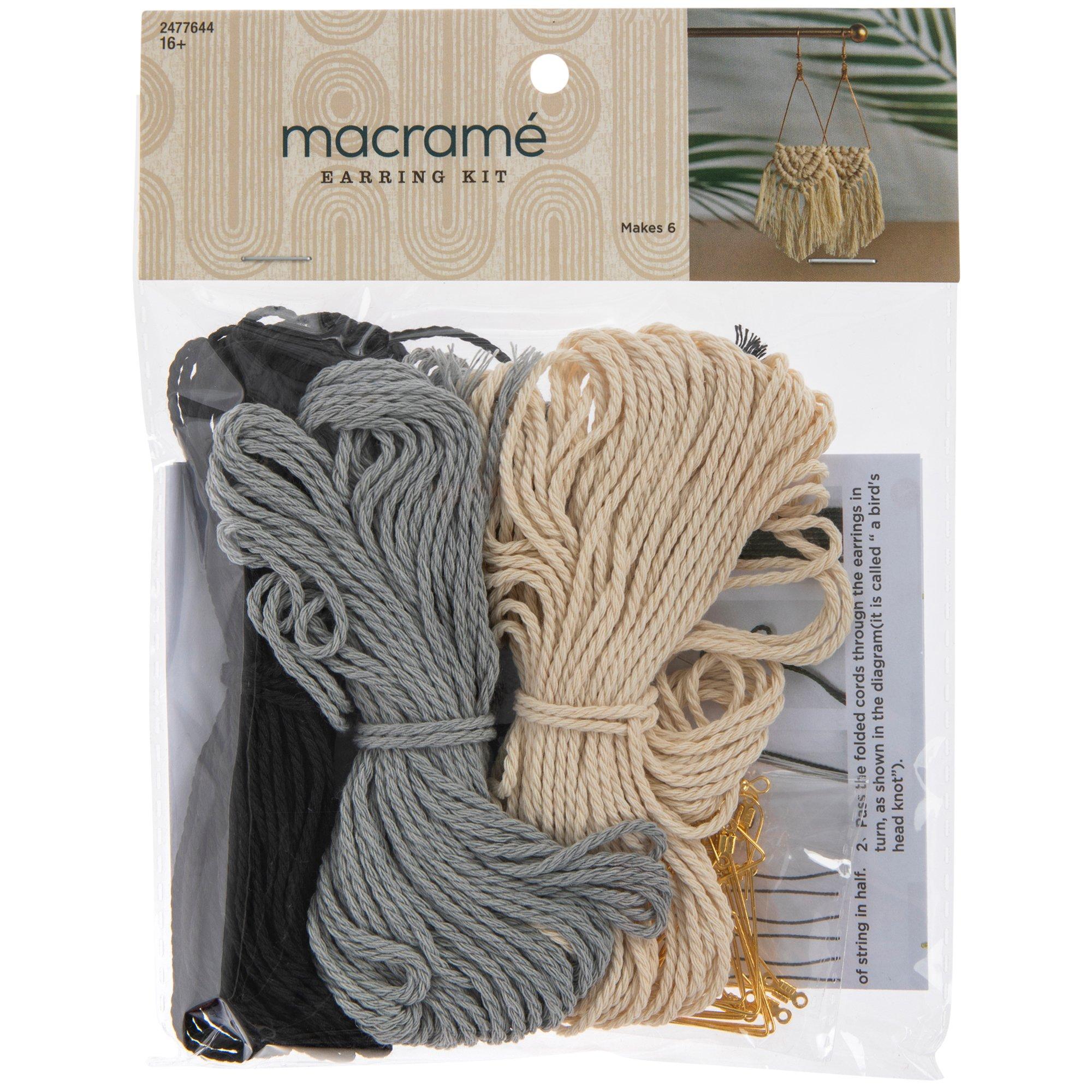 Macrame earring kit hobby lobby 2477644