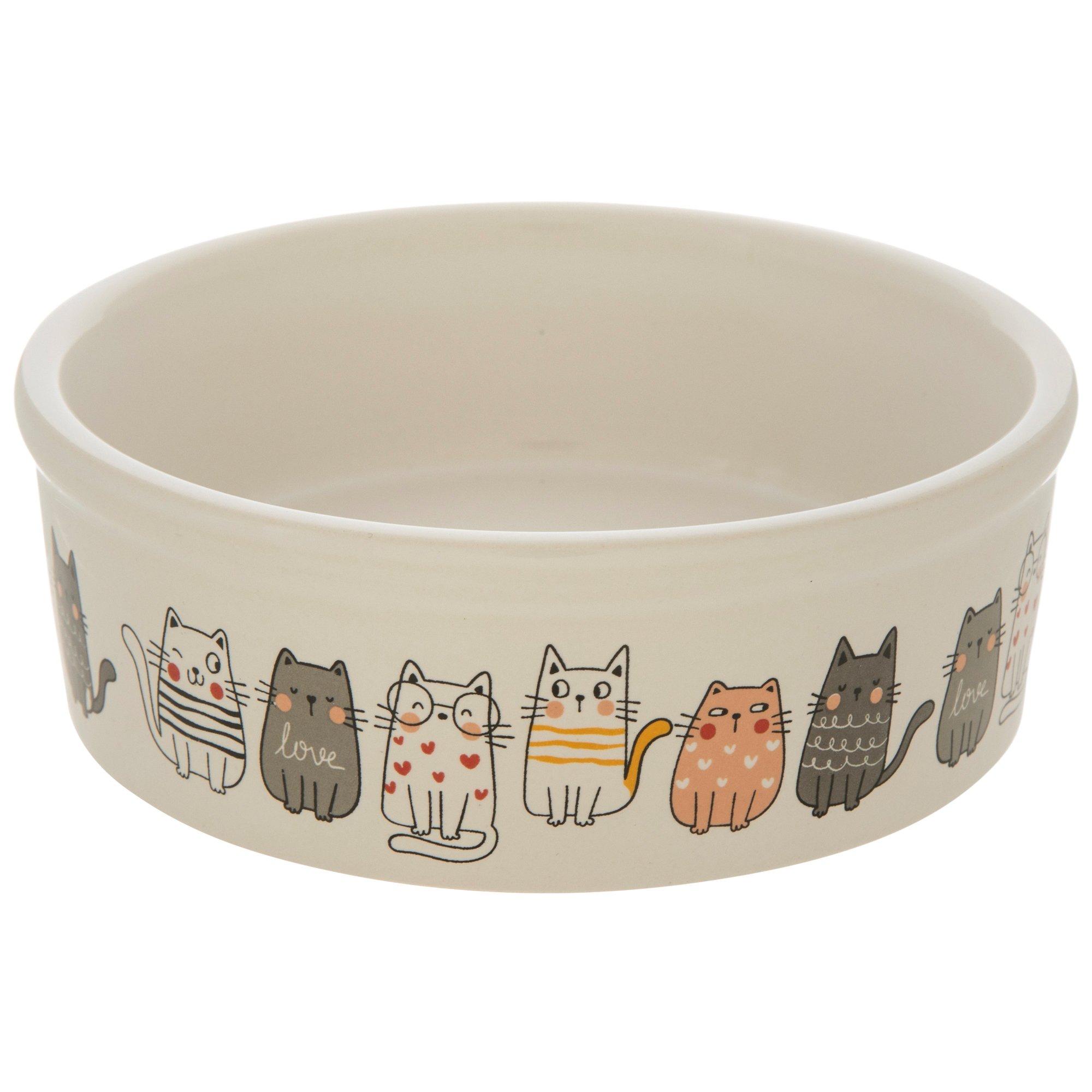 Illustrated Cats Pet Bowl Hobby Lobby 2478923