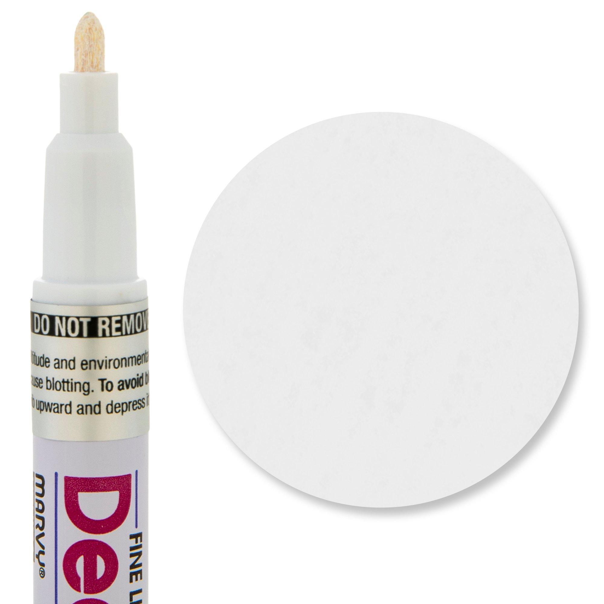 DecoColor Metallic Extra Fine Tip Paint Markers - 4 Piece Set