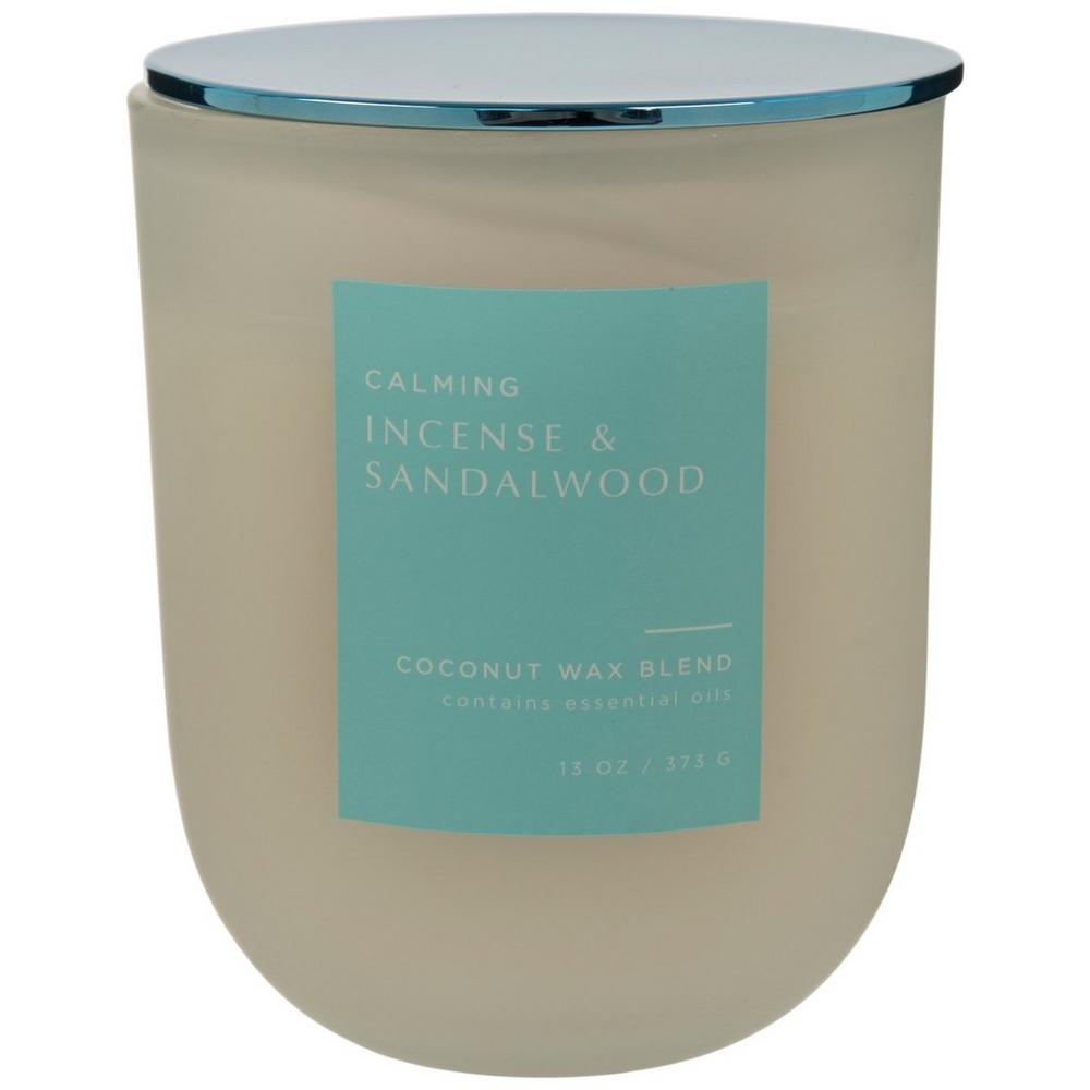Calming Incense Sandalwood Jar Candle