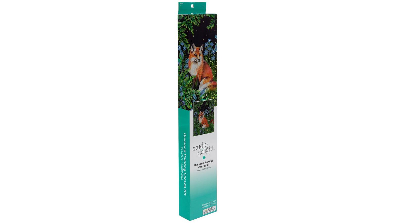 Midnight Fox Diamond Art Canvas Kit | Hobby Lobby | 2482263