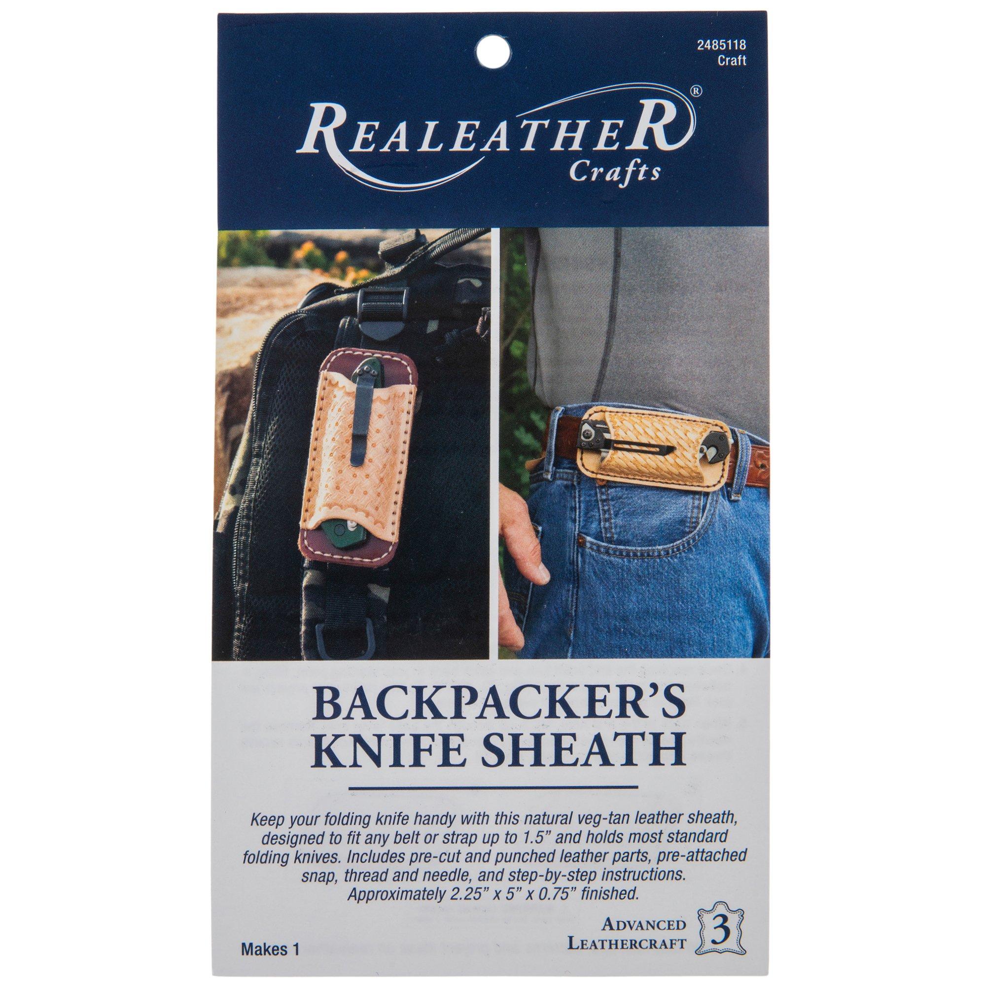 Backpacker's Knife Sheath Leather Crafting Kit | Hobby Lobby | 2485118