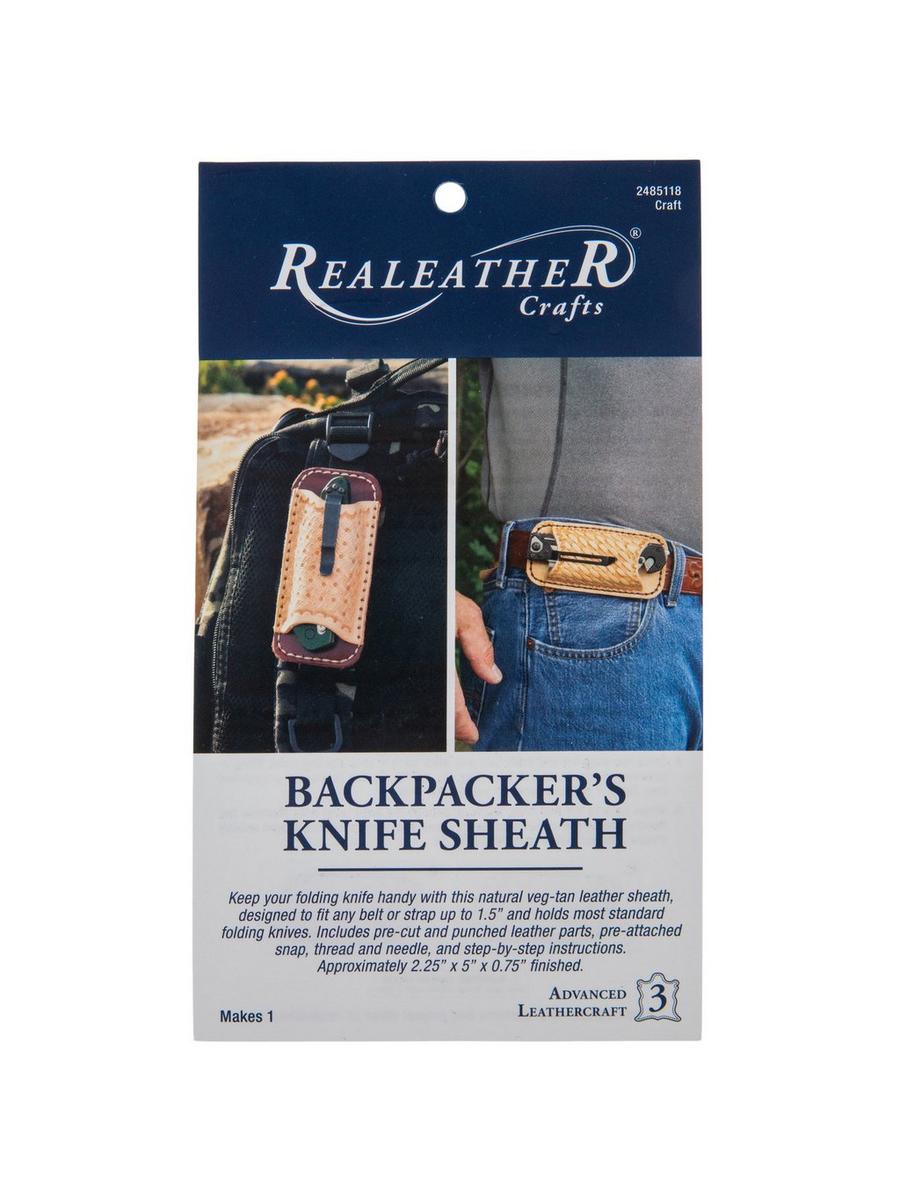 Backpacker's Knife Sheath Leather Crafting Kit | Hobby Lobby | 2485118