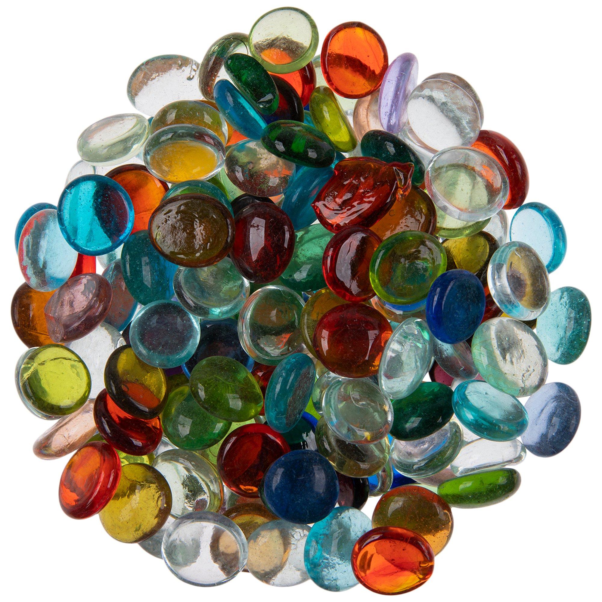 Round Transparent Glass Mosaic Gems | Hobby Lobby | 248559