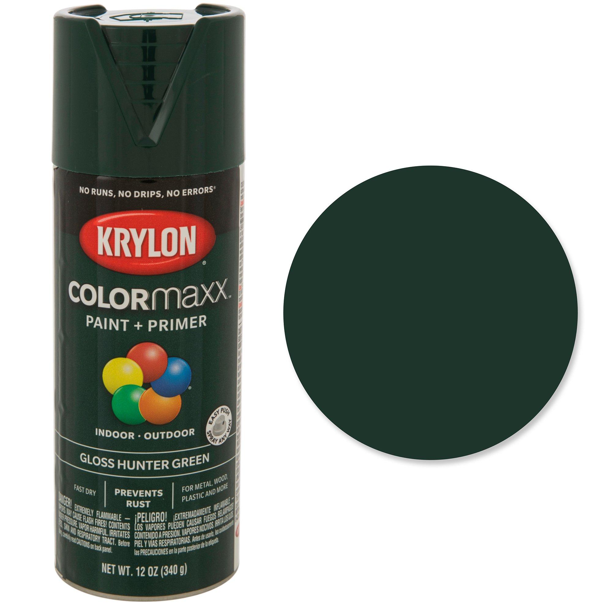 Glossy Krylon Color Maxx Spray Paint &amp; Primer