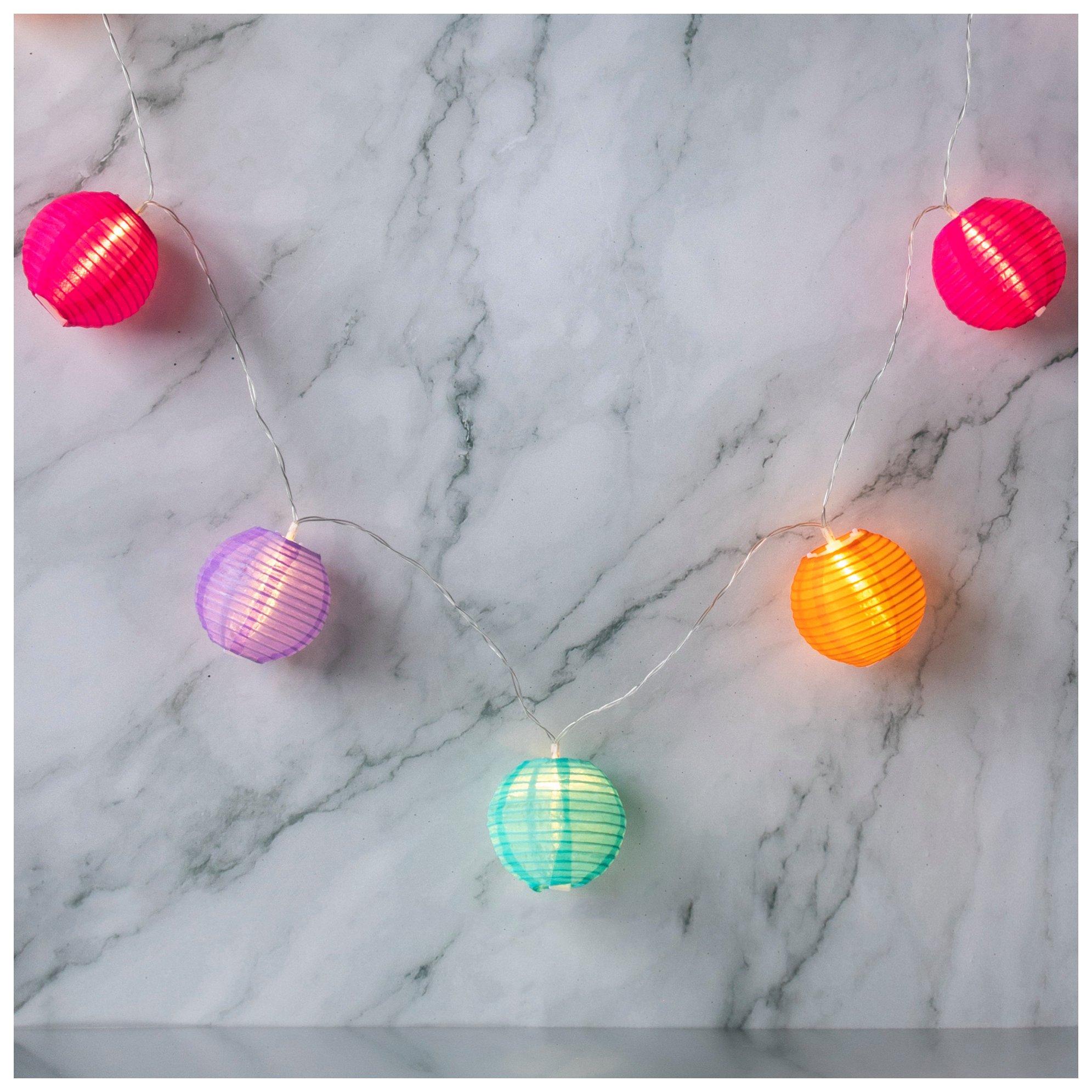 Colorful Lantern String Lights