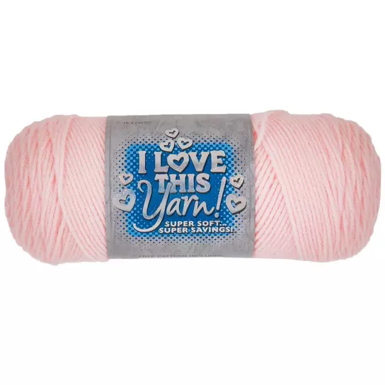 soft pink yarn