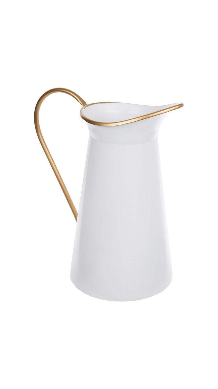 White Metal Pitcher | Hobby Lobby | 2488179