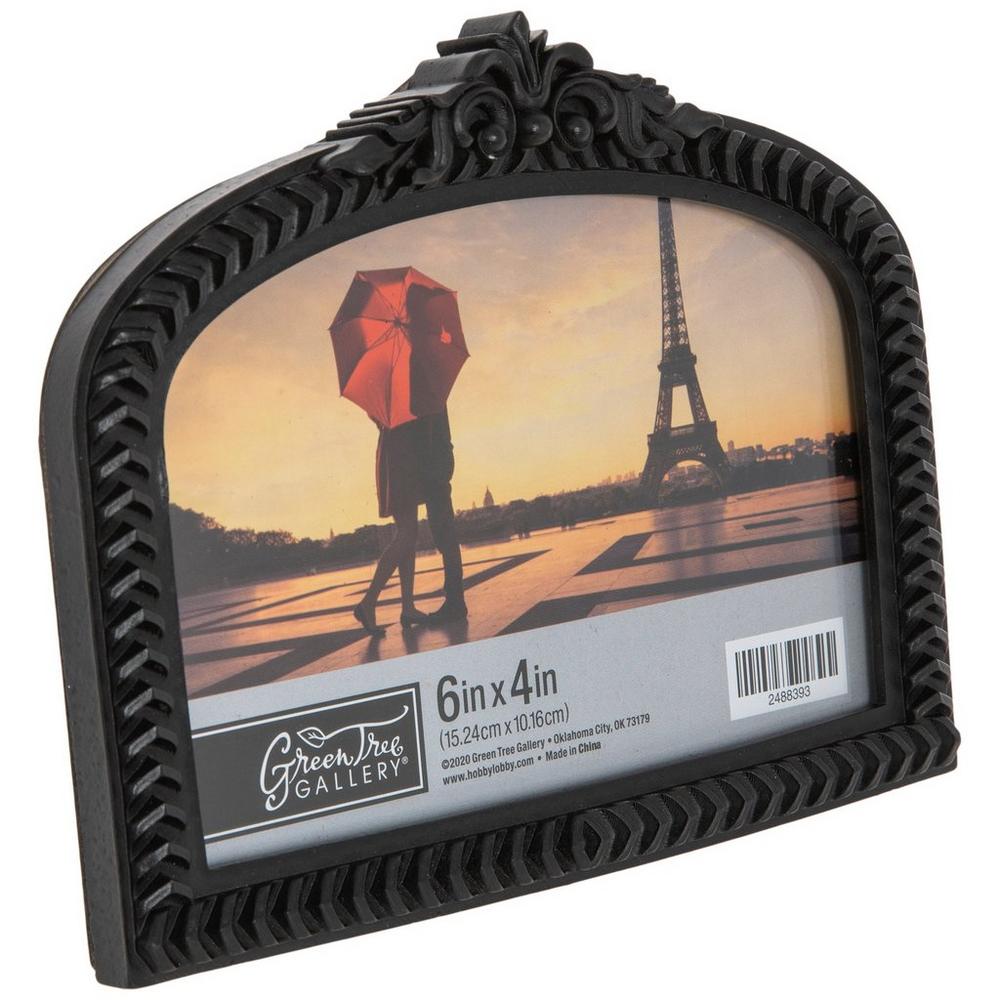 Black Ornate Picture Frame - 6 x 4