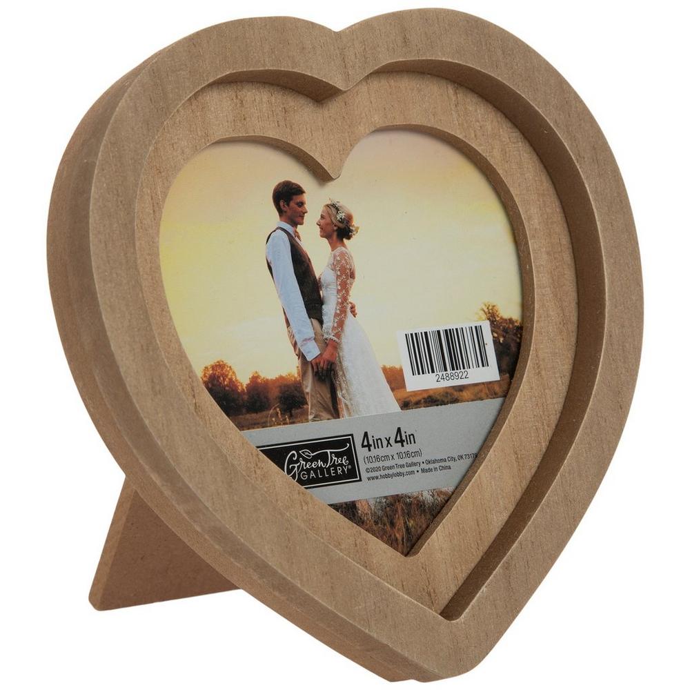 Heart Wood Picture Frame - 4