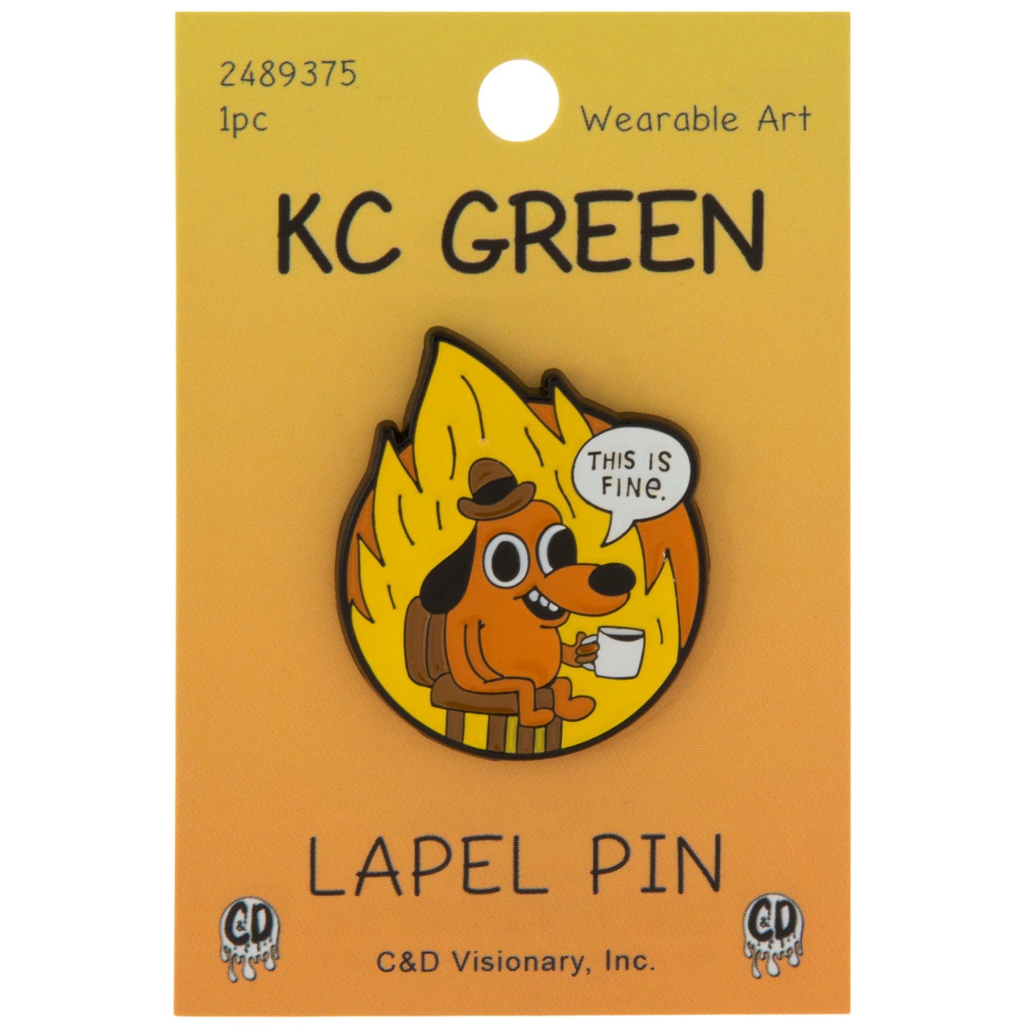 This Is Fine Lapel Pin | Hobby Lobby | 2489375