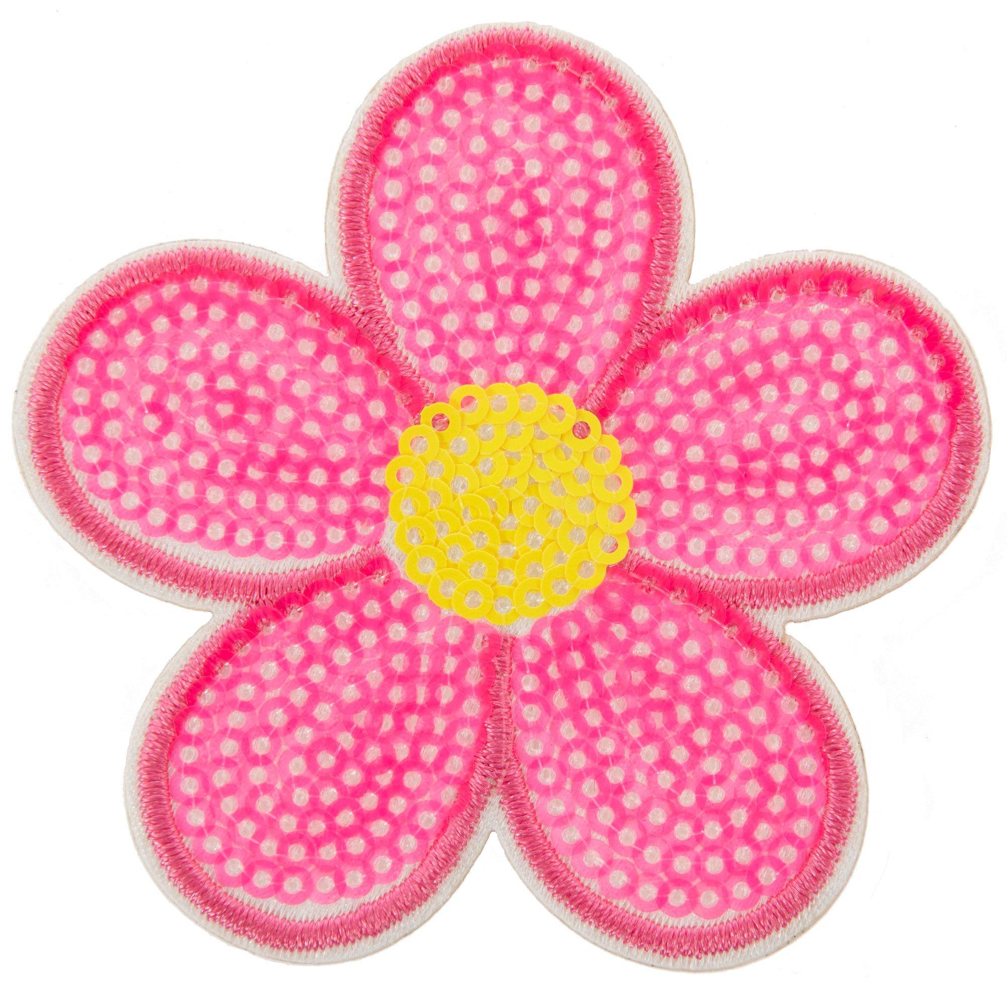 Flower Sequin Iron-On & Sticker Patch | Hobby Lobby | 2489797