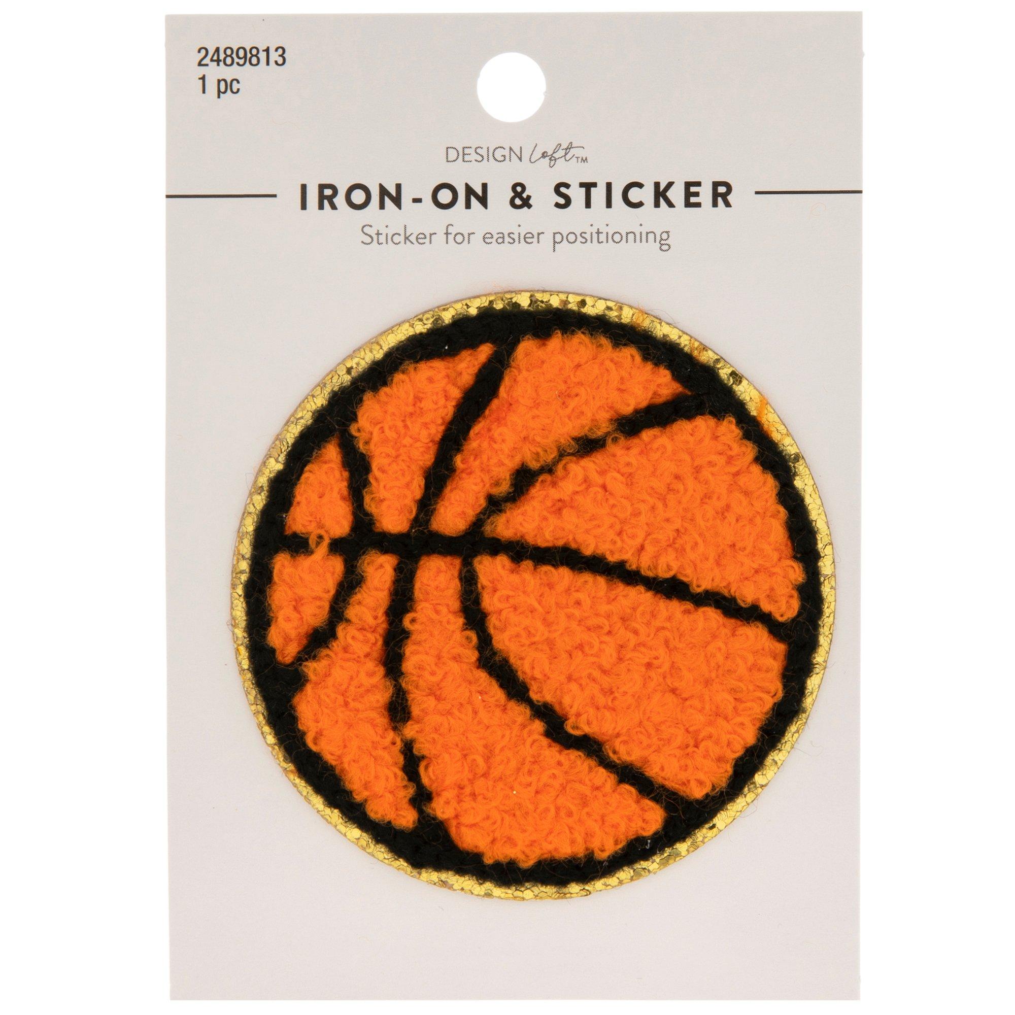 Basketball IronOn & Sticker Patch Hobby Lobby 2489813