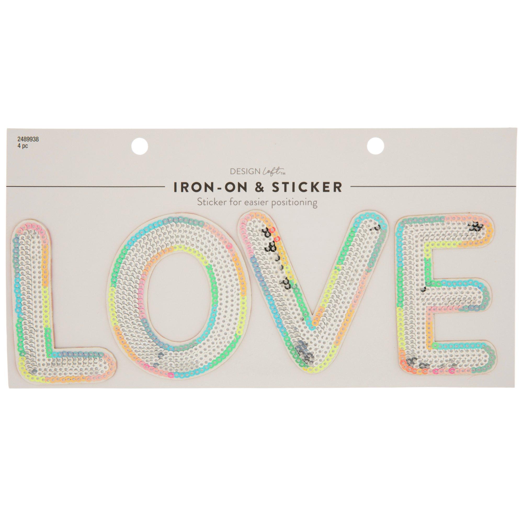 Love Sequin IronOn & Sticker Patches Hobby Lobby 2489938