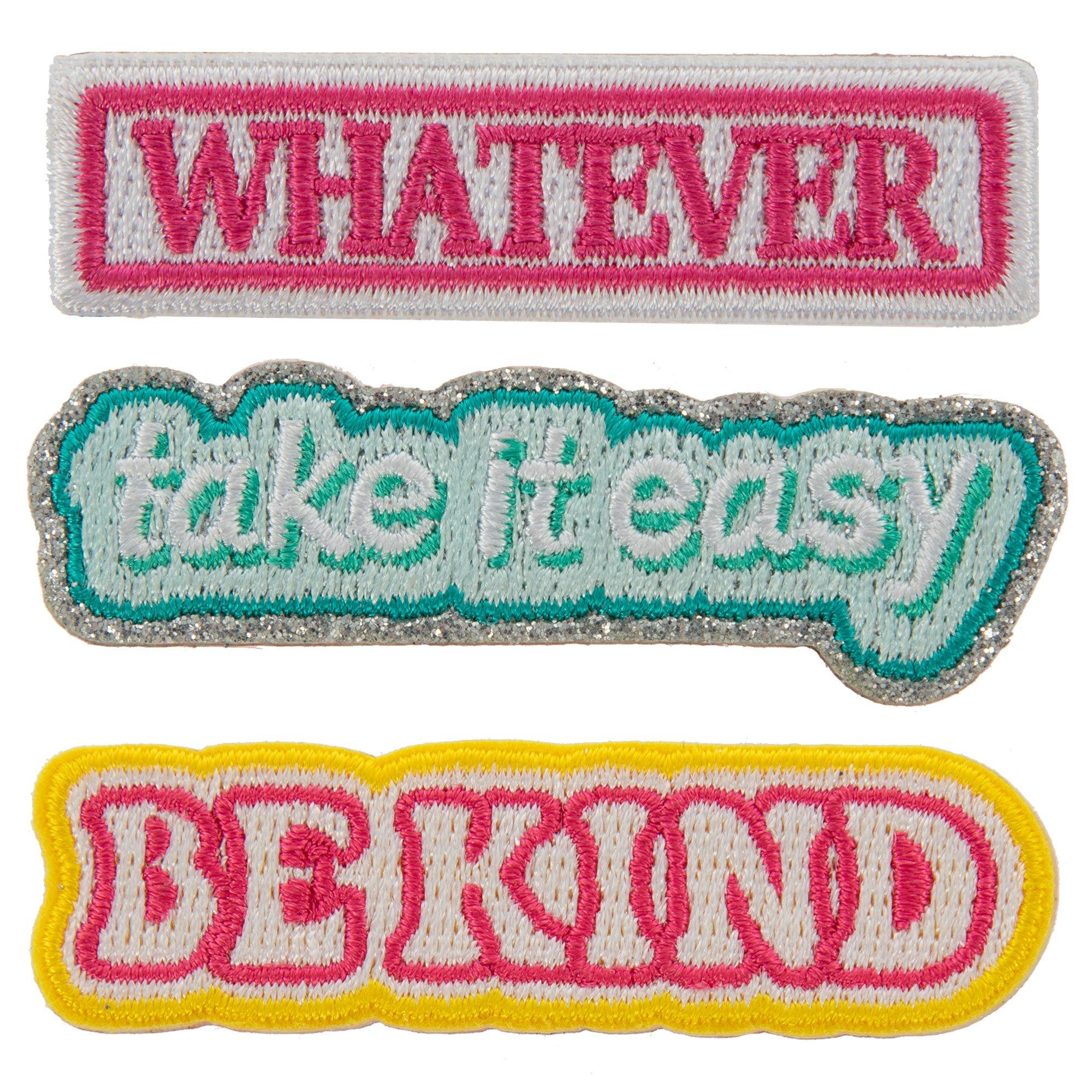 Friendly Flocked Iron-On Transfer Alphabet