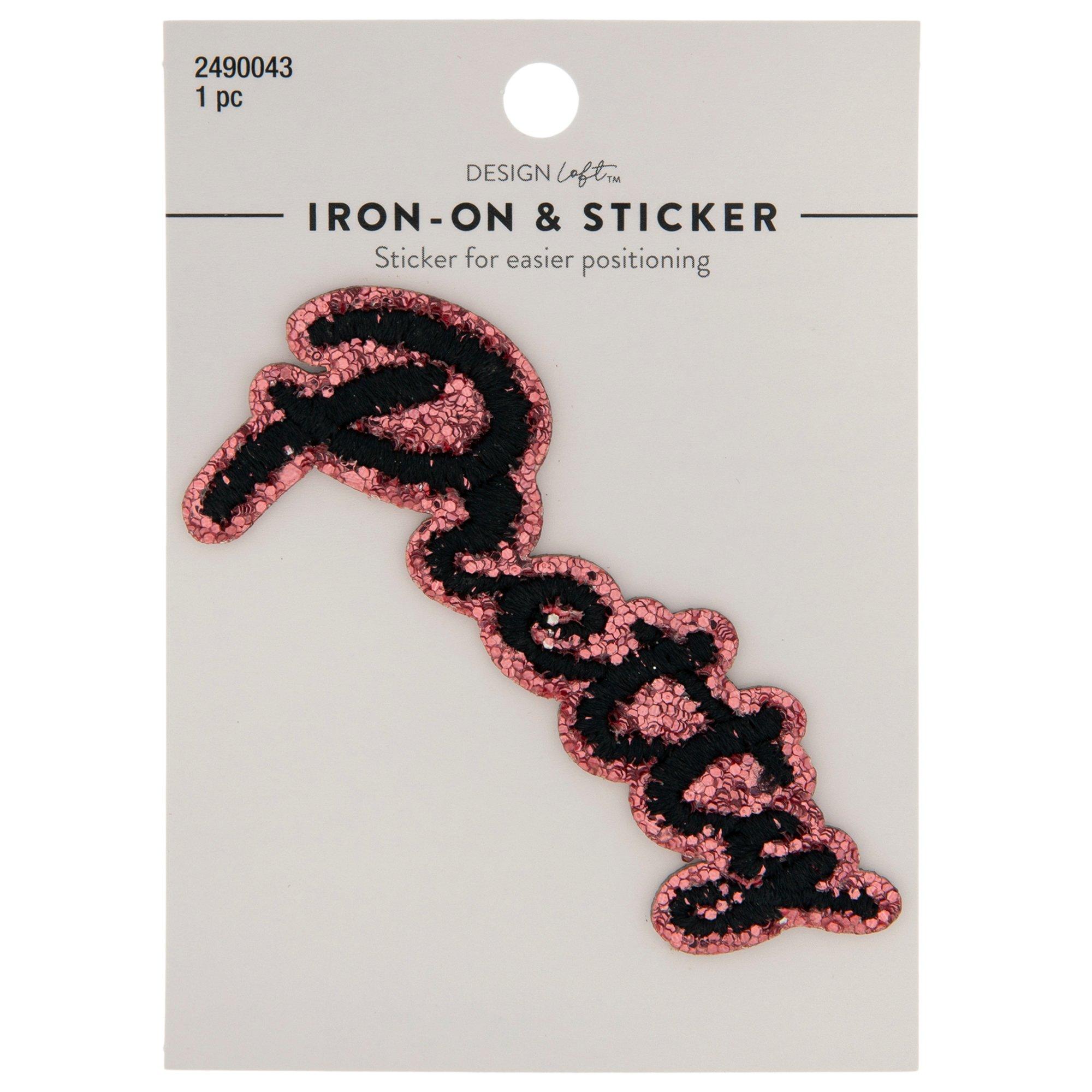Pretty IronOn & Sticker Patch Hobby Lobby 2490043