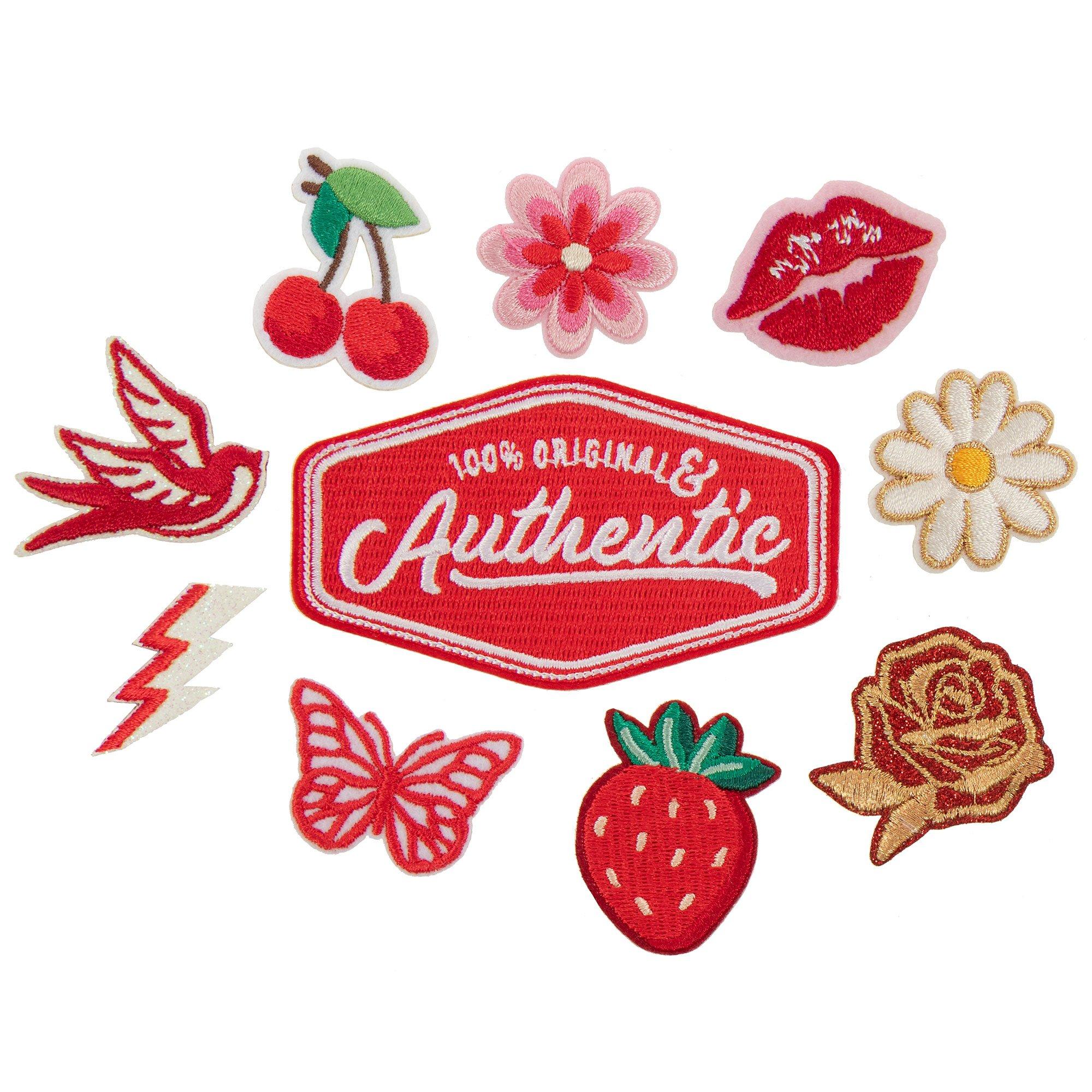 Red Authentic Iron-On & Sticker Patches | Hobby Lobby | 2491272