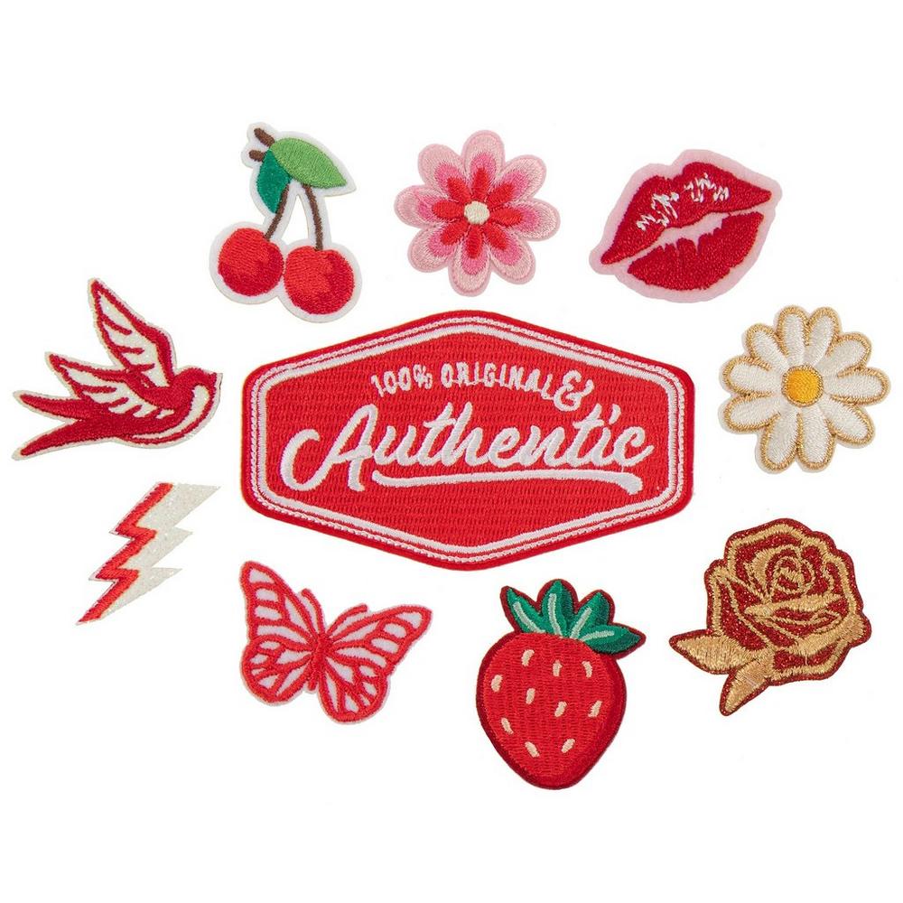 Red Authentic Iron-On & Sticker Patches | Hobby Lobby | 2491272