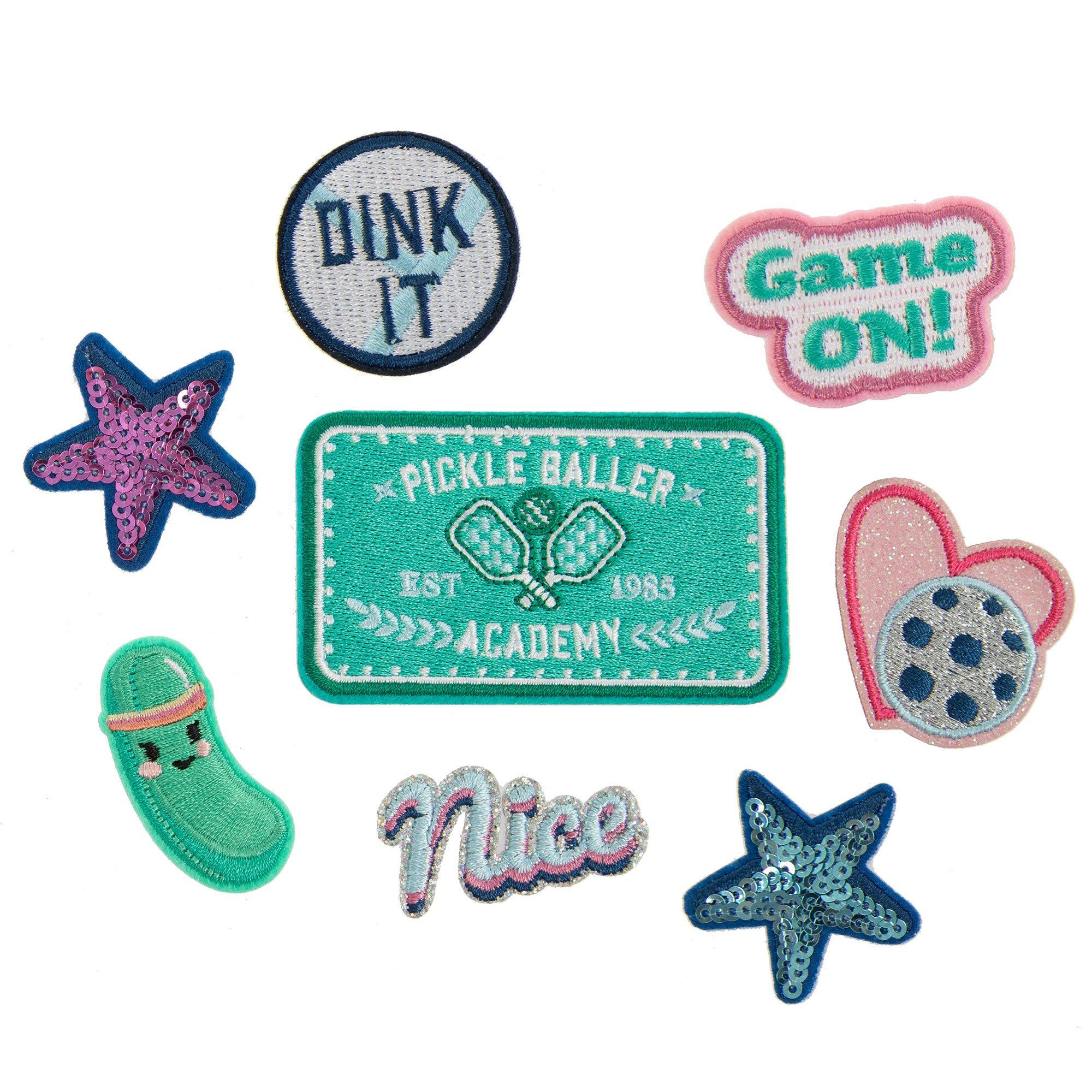 Pickleball Iron-On &amp; Sticker Patches