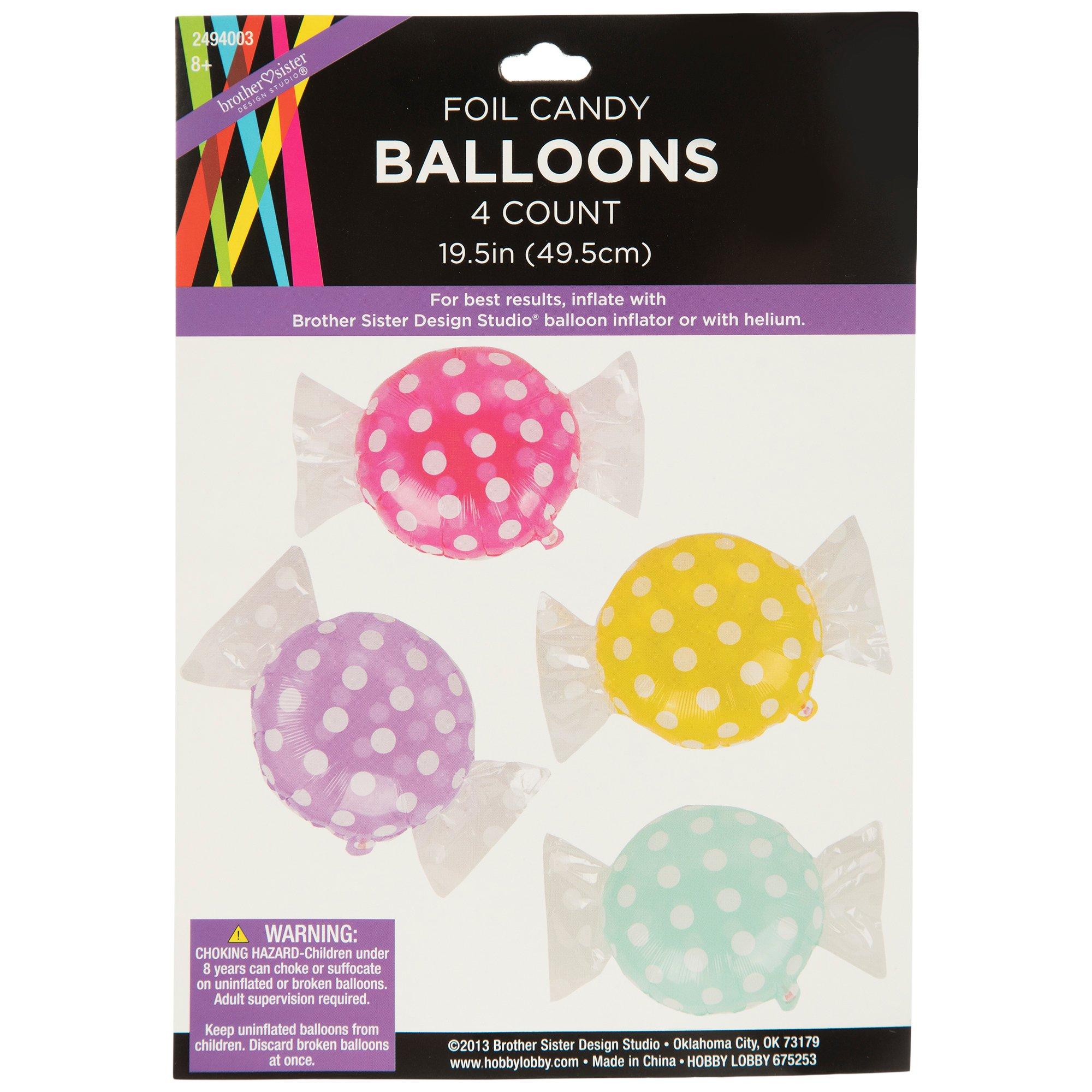 Polka Dot Candy Foil Balloons | Hobby Lobby | 2494003
