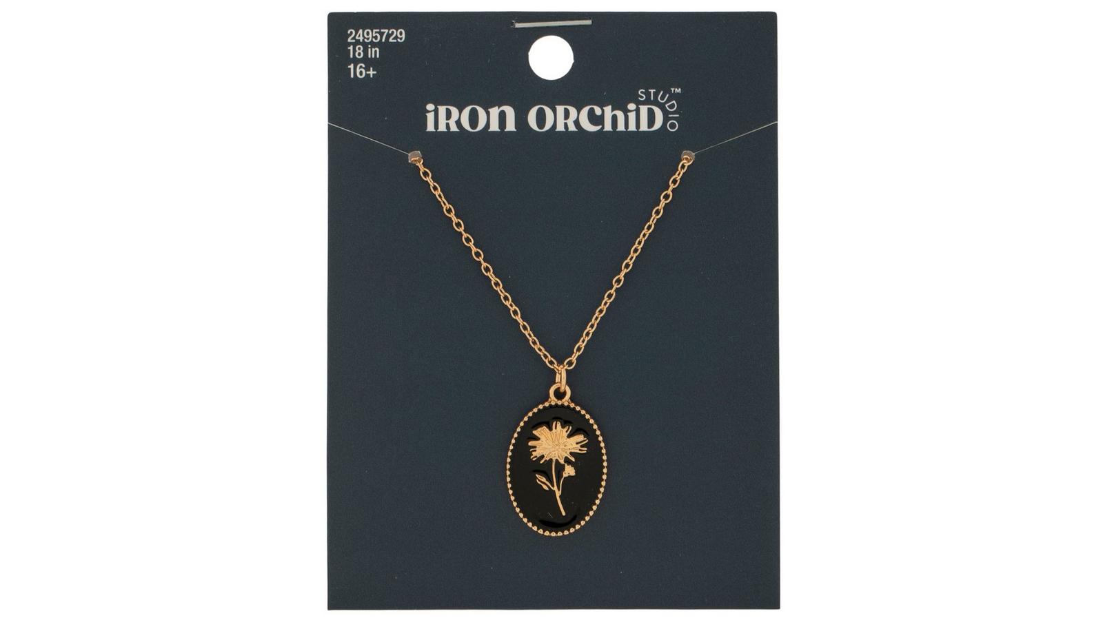 Black Flower Necklace | Hobby Lobby | 2495729
